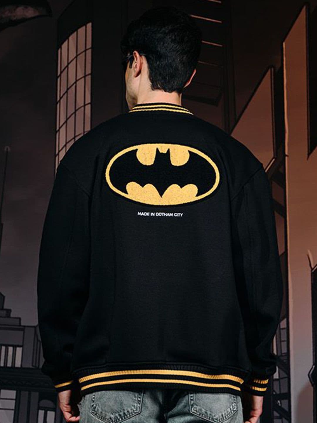 Bonkers Corner Men Regular Varsity Jacket - view 1