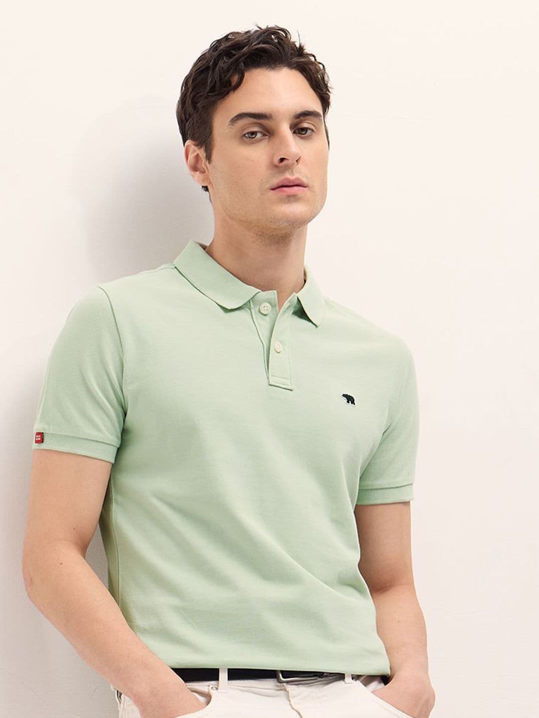 THE BEAR HOUSE Men Polo Collar T-shirt - view 1