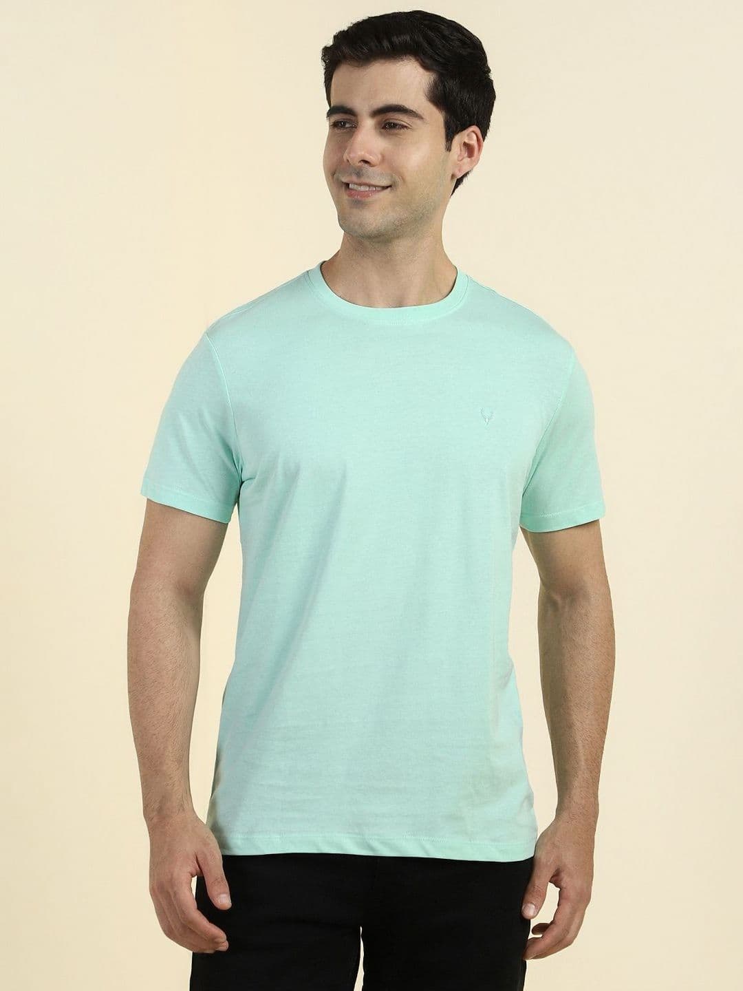 Allen Solly Men Raw Edge Slim Fit T-shirt - view 1