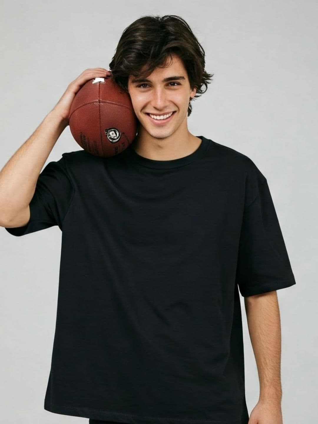 SMAN Casual Round Neck Regular Fit Cotton T-shirt - view 1