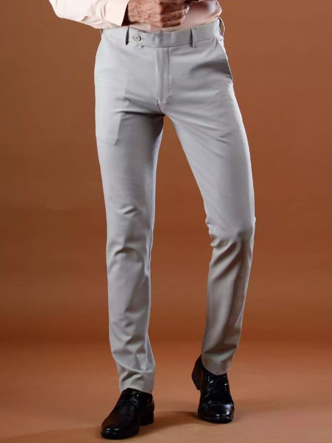 SWISS HORN Men Easy Wash Trousers - view 1