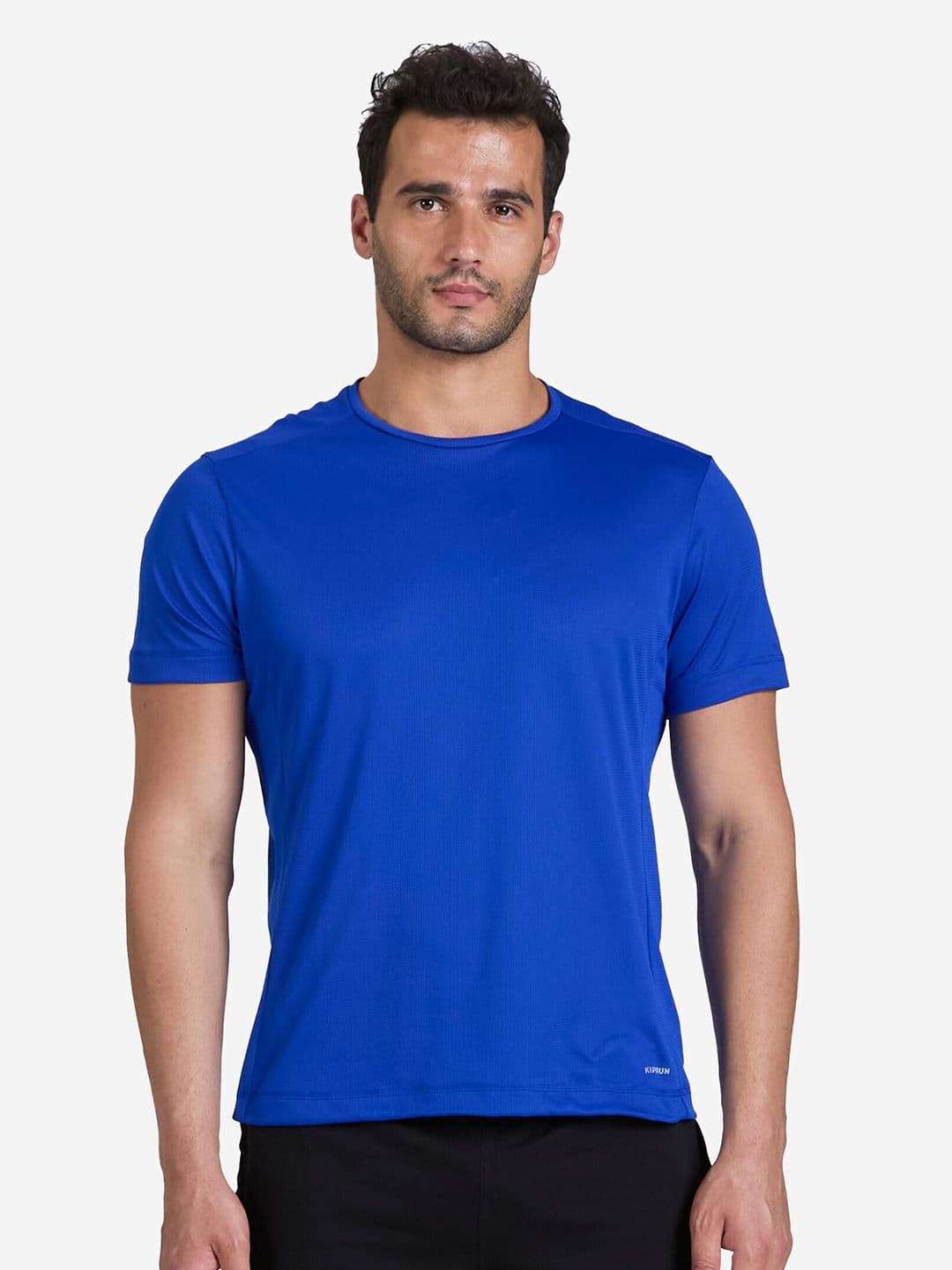 Decathlon Kalenji - Men Blue Run 100 Quick Dry Running T-Shirt - view 1