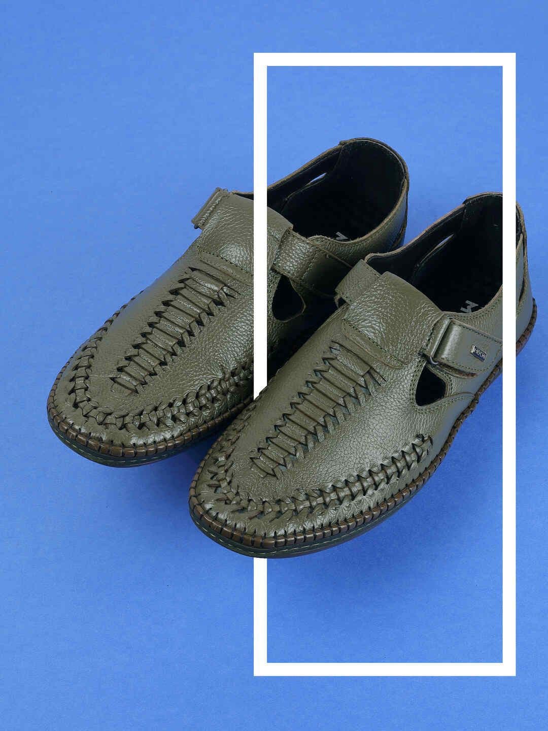Mochi Men Leather Shoe-Style Sandals - view 1