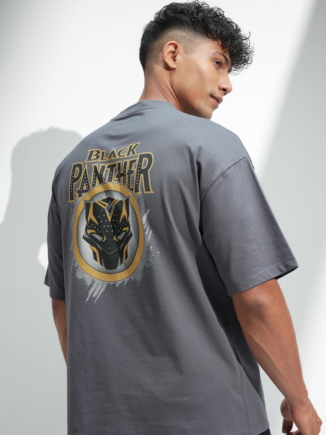 HIGHLANDER Men Printed Oversized Cotton T-shirt - view 1