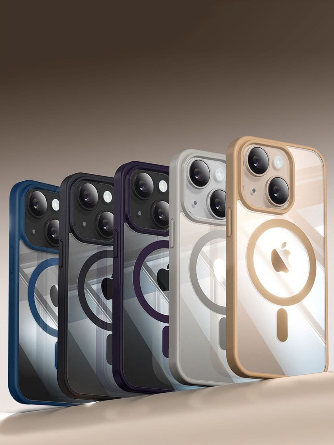Luxury Kase Solid Mag-Safe iPhone 15 Back Case Mobile Accessories - view 1