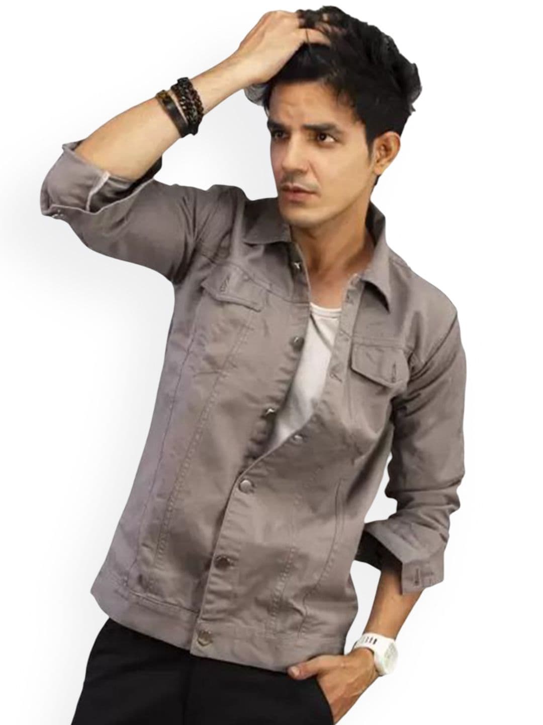KLIZEN Men 1 Solid Denim Jacket - view 1