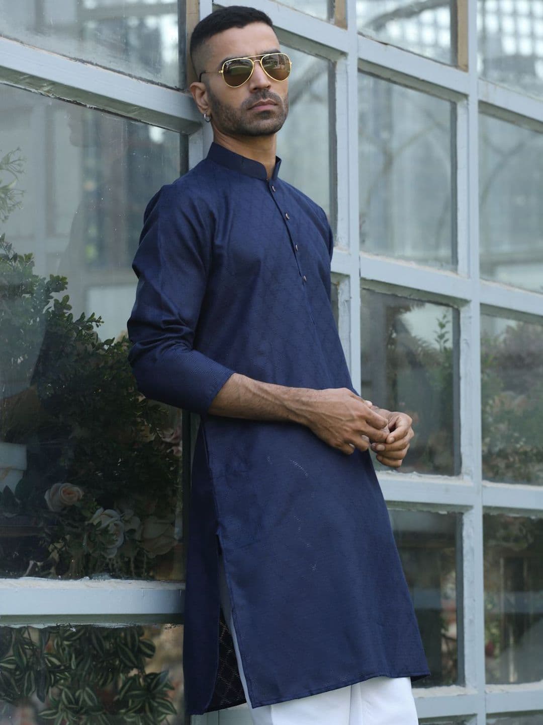KRAFT INDIA Men Woven Design Kurta - view 1