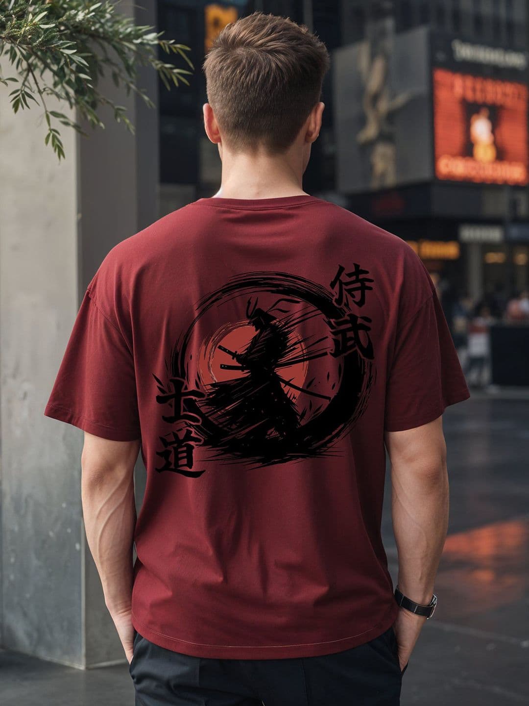 SMARTEES Men Graphic Printed Cotton Oversized T-shirt - view 1