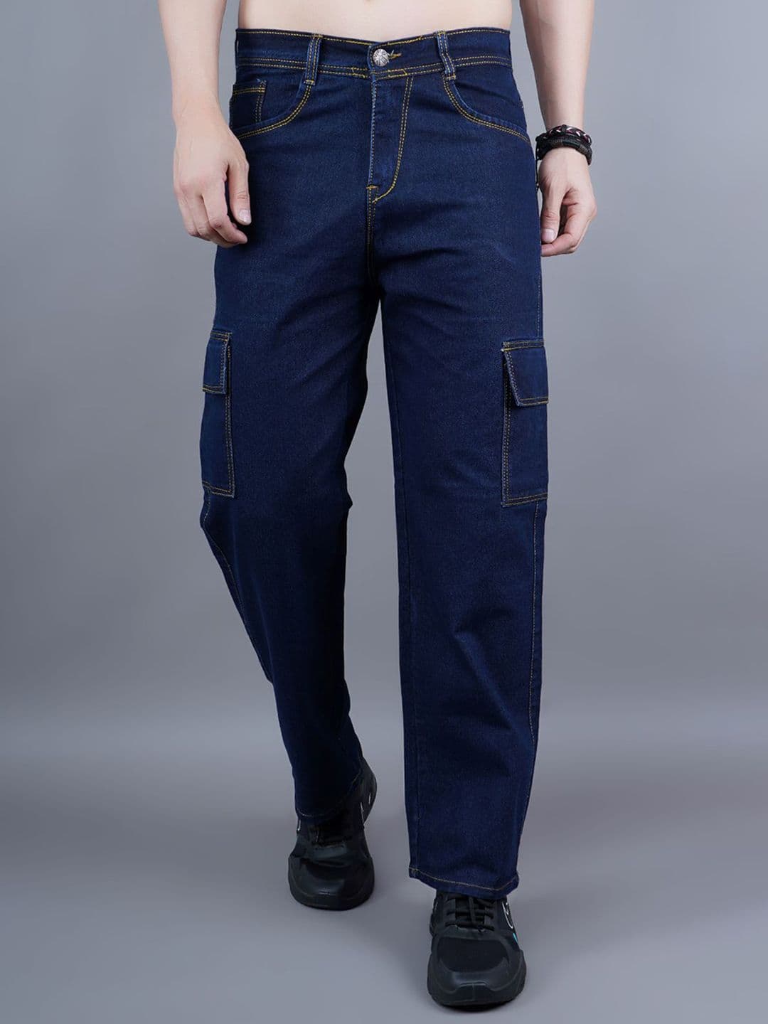SZN Men Classic Regular Fit Mid Rise Stretchable Jeans - view 1