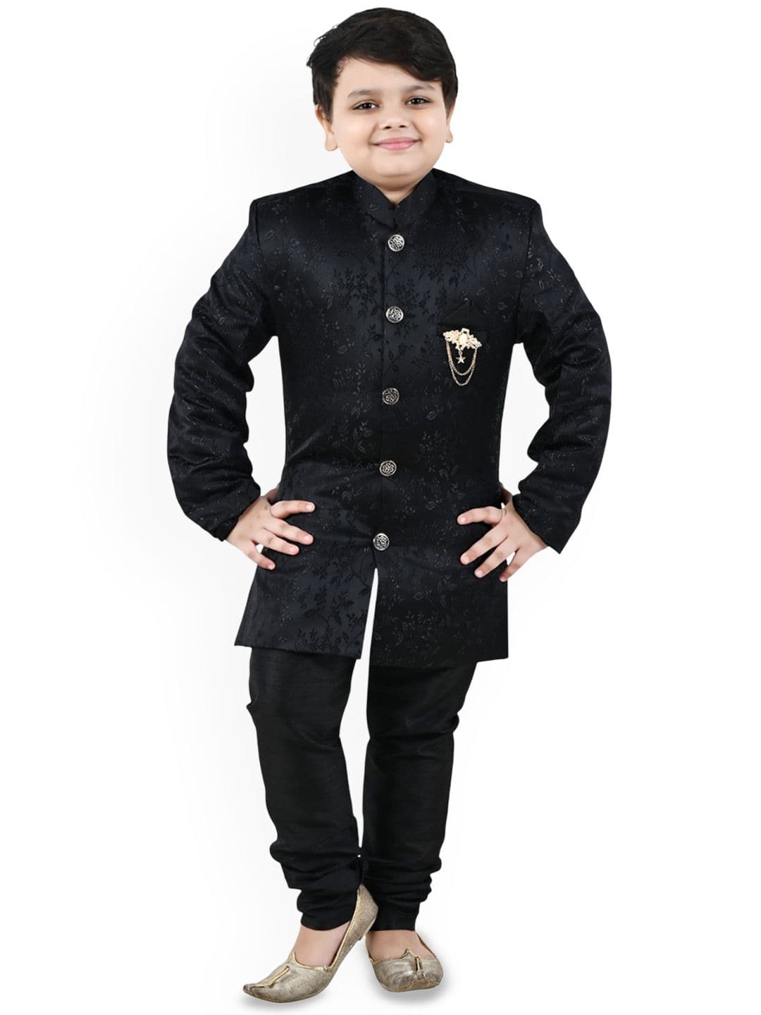 BAESD Embroidery Indo Western Sherwani Set - view 1