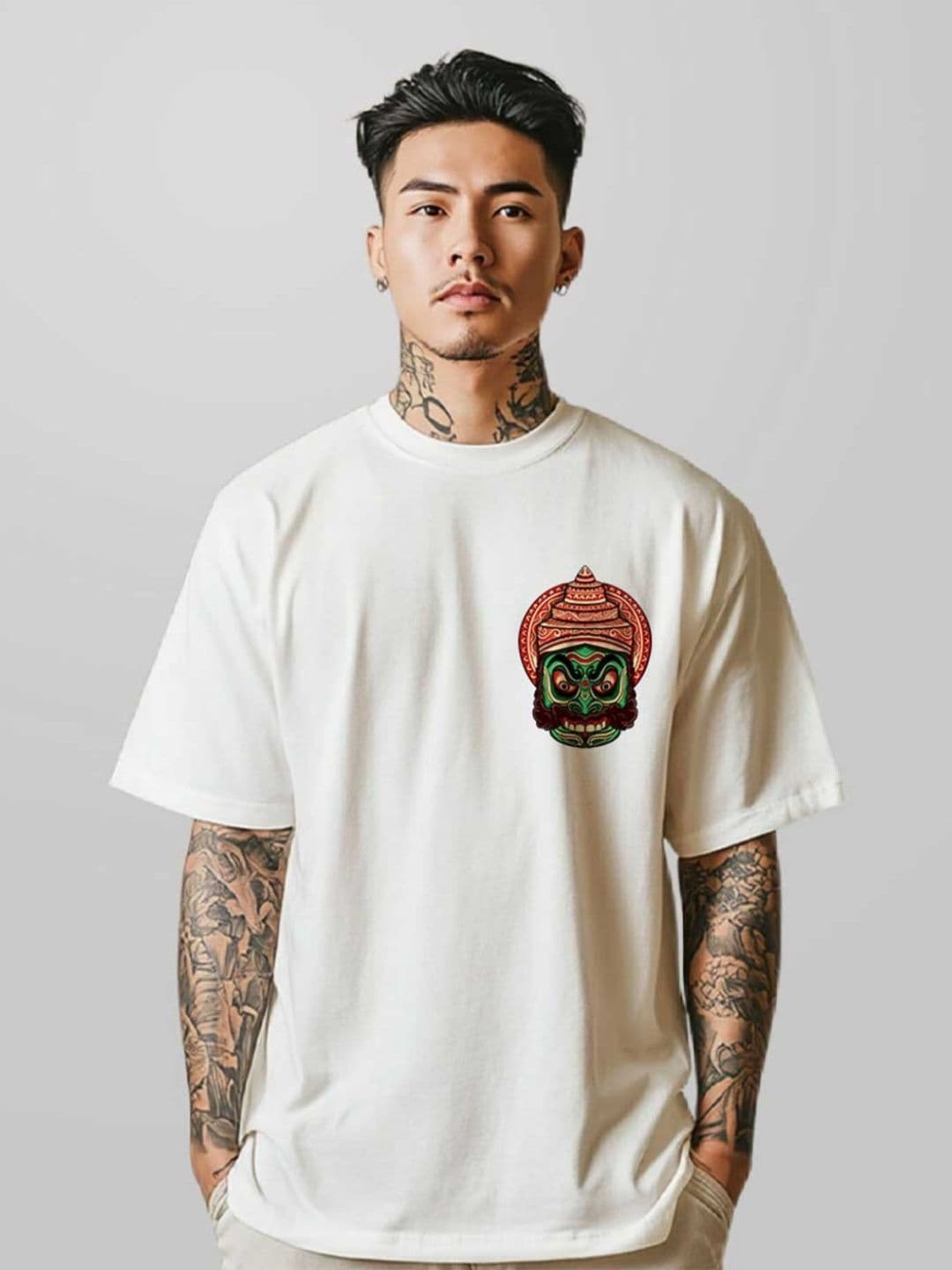 ekchala Unisex Graphic Printed Oversized T-shirt - view 1