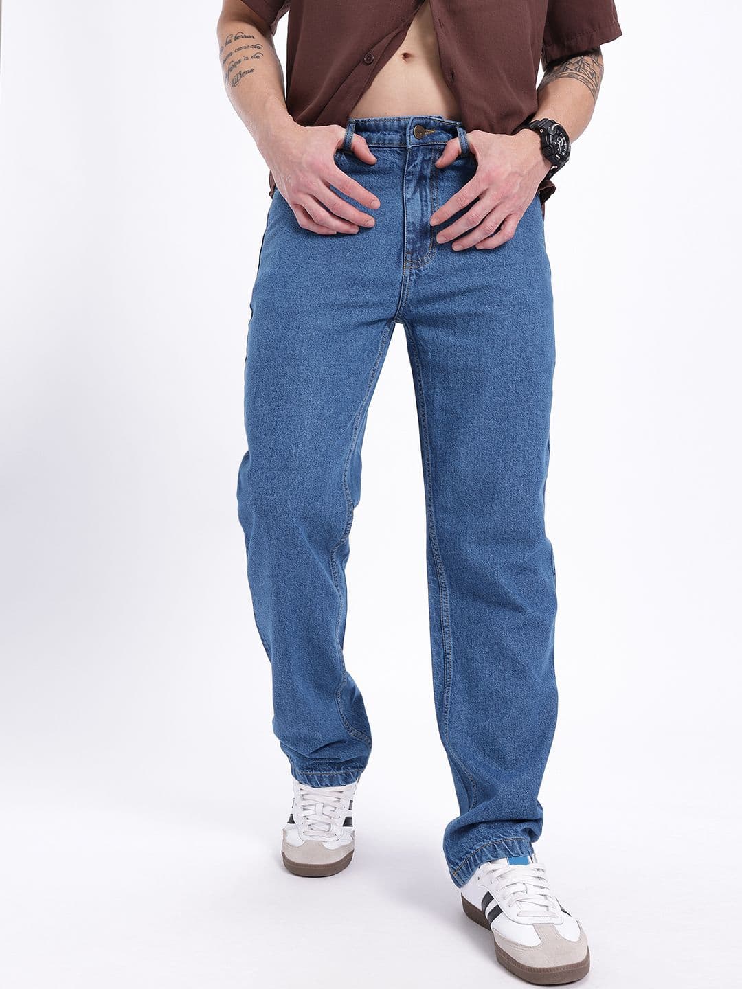 glitchez Men Regular Fit Jeans - view 1