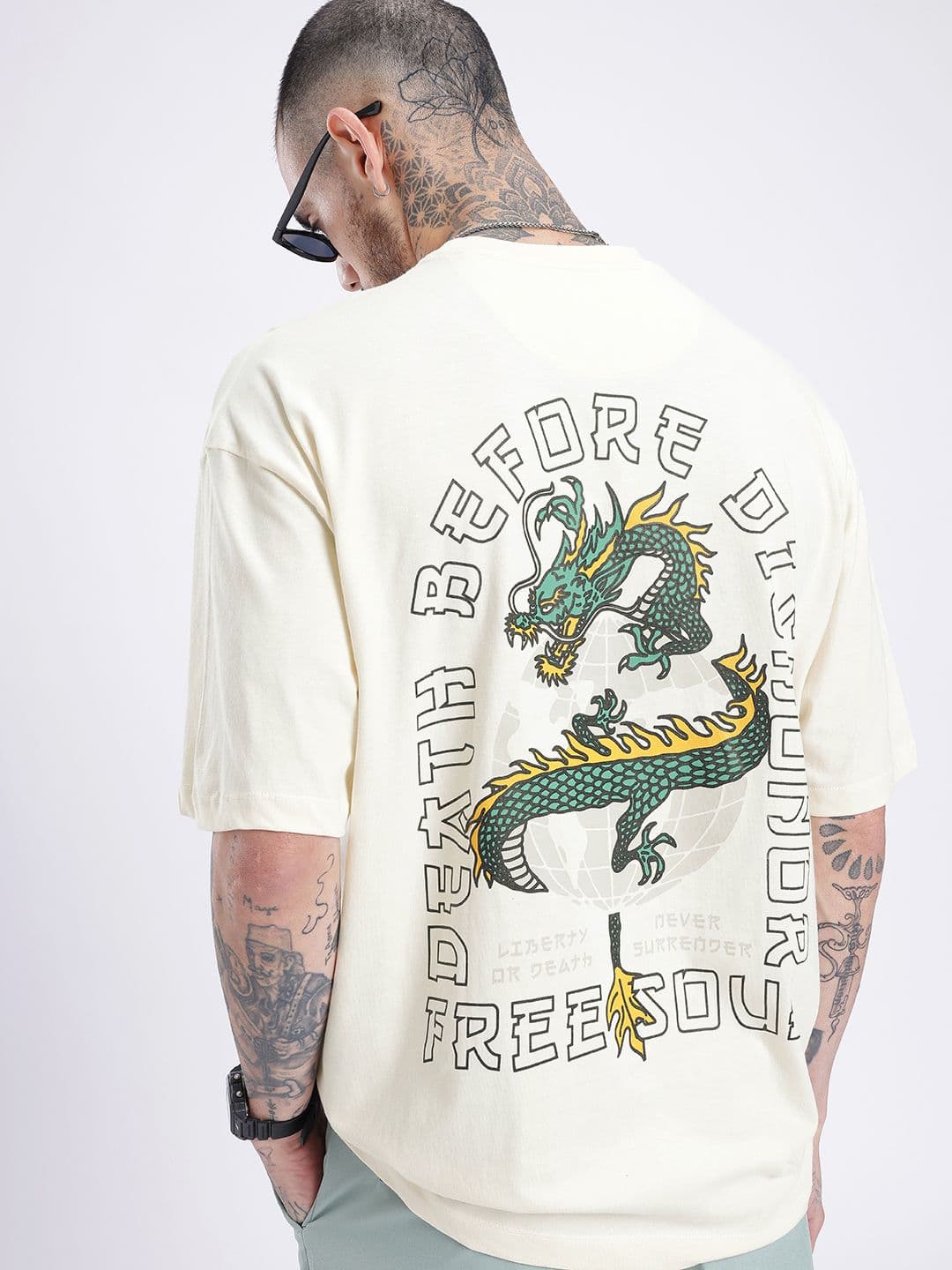 glitchez Printed Relaxed Fit T-shirt - view 1