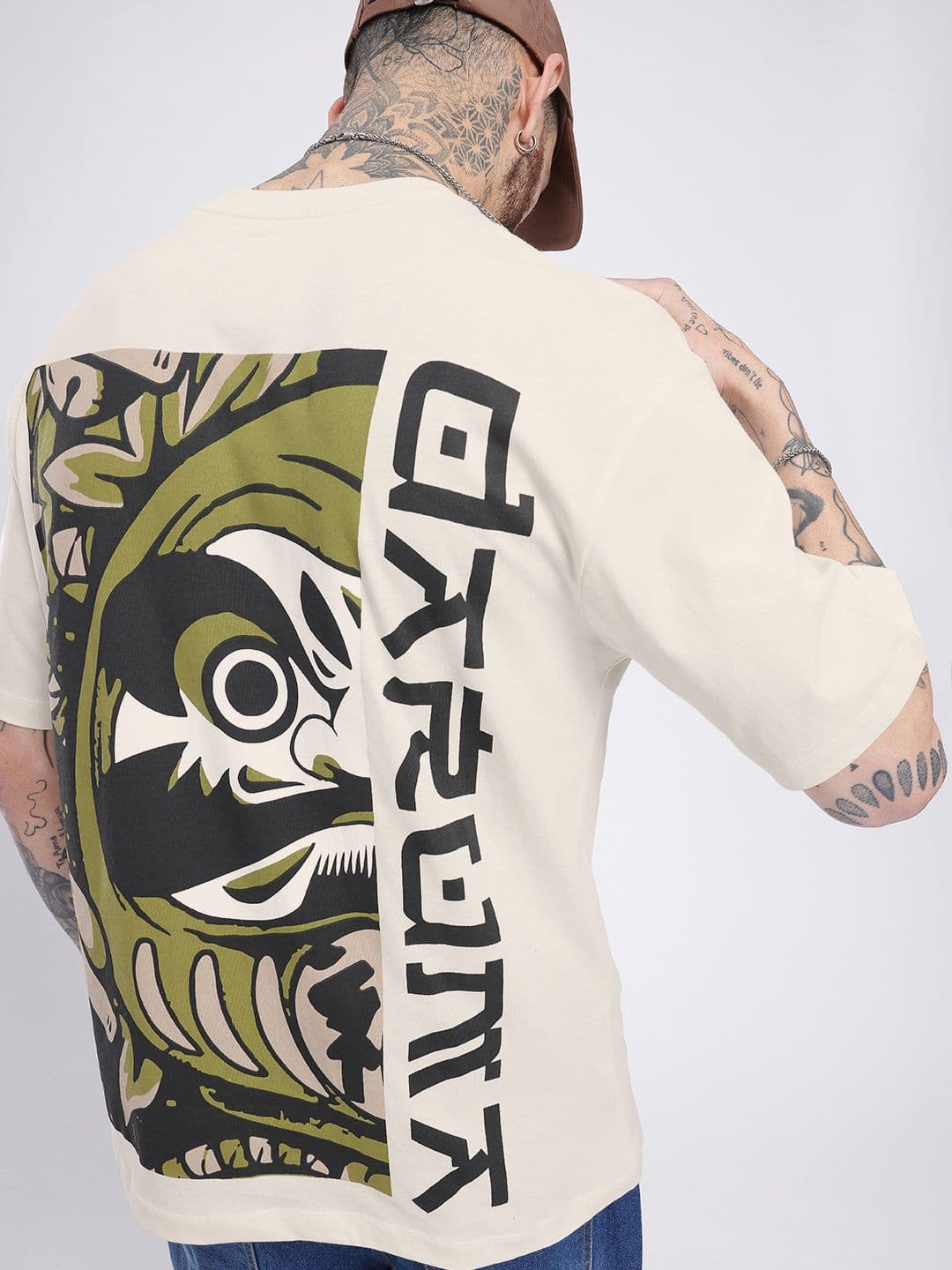glitchez Printed Oversized T-shirt - view 1