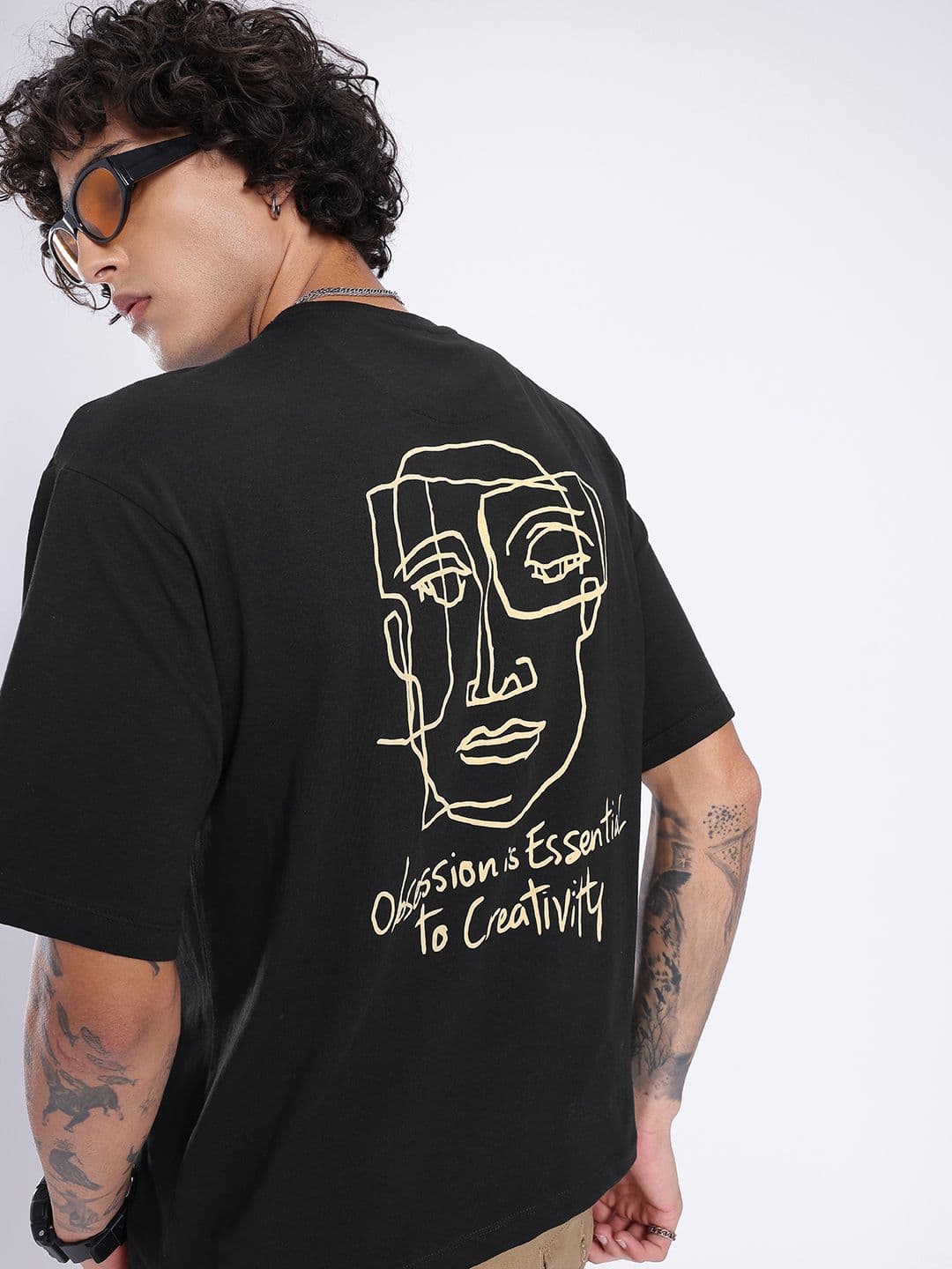 glitchez Printed Relaxed Fit T-shirt - view 1