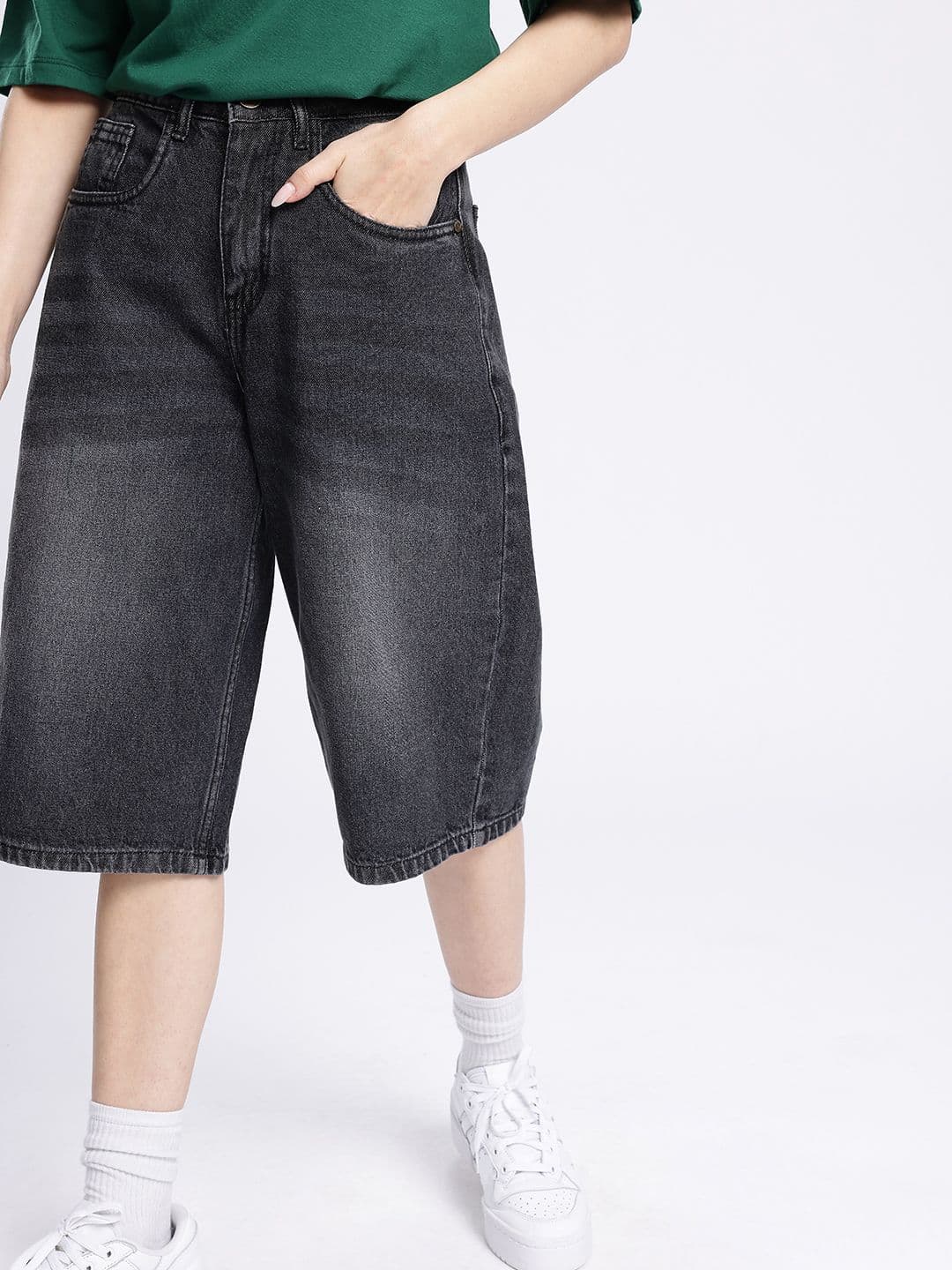 glitchez Women Faded Jorts - view 1