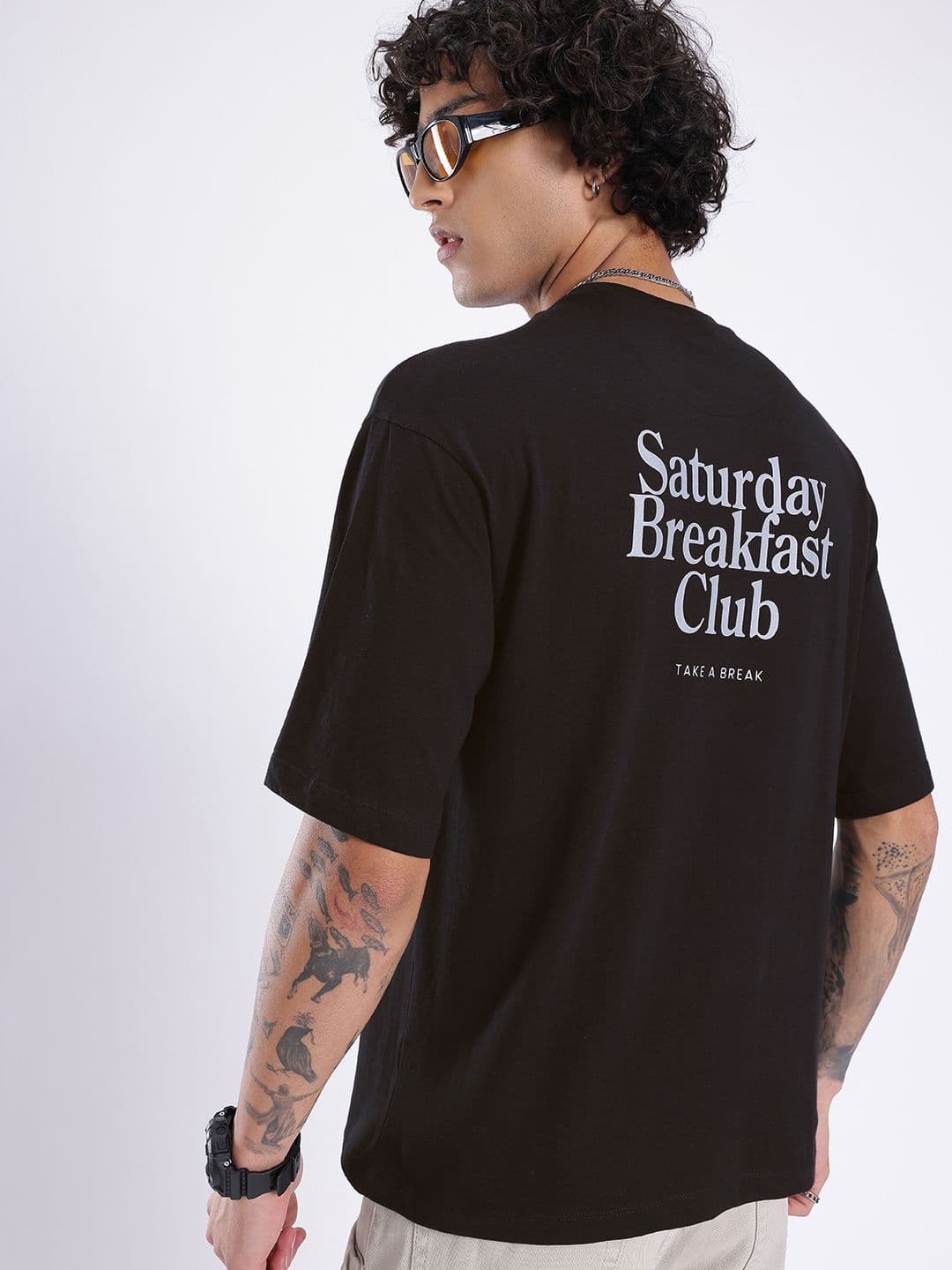 glitchez Printed Oversized Fit T-shirt - view 1