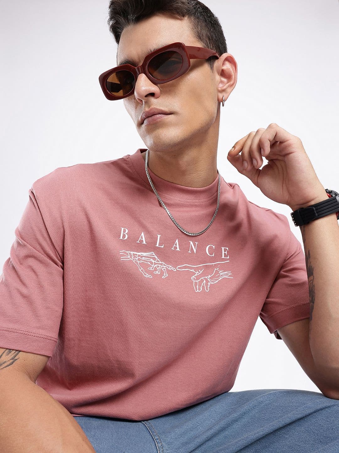 glitchez Printed Relaxed Fit T-shirt - view 1