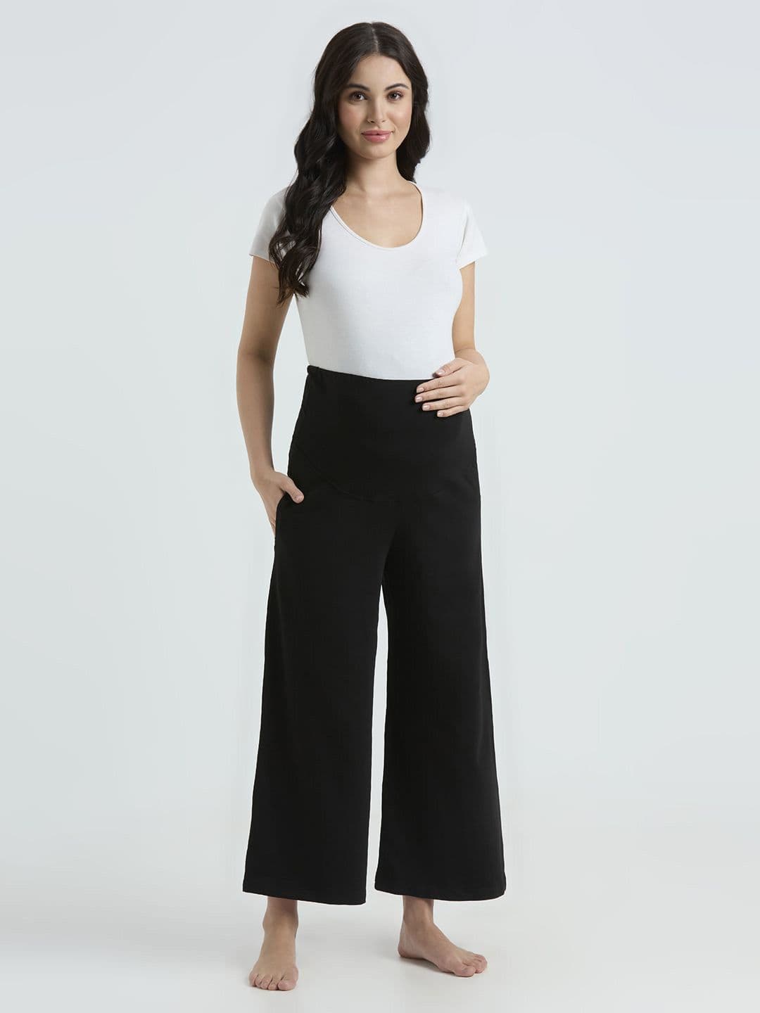 Evamomies Women Knitted Maternity Palazzos - view 1