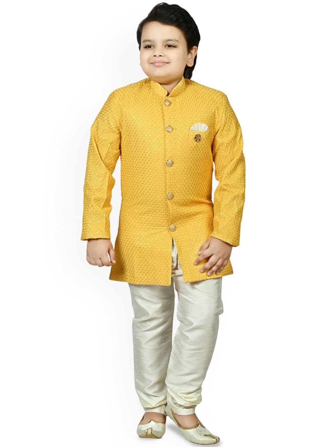 BAESD Boys Embroidered Sherwani Set - view 1