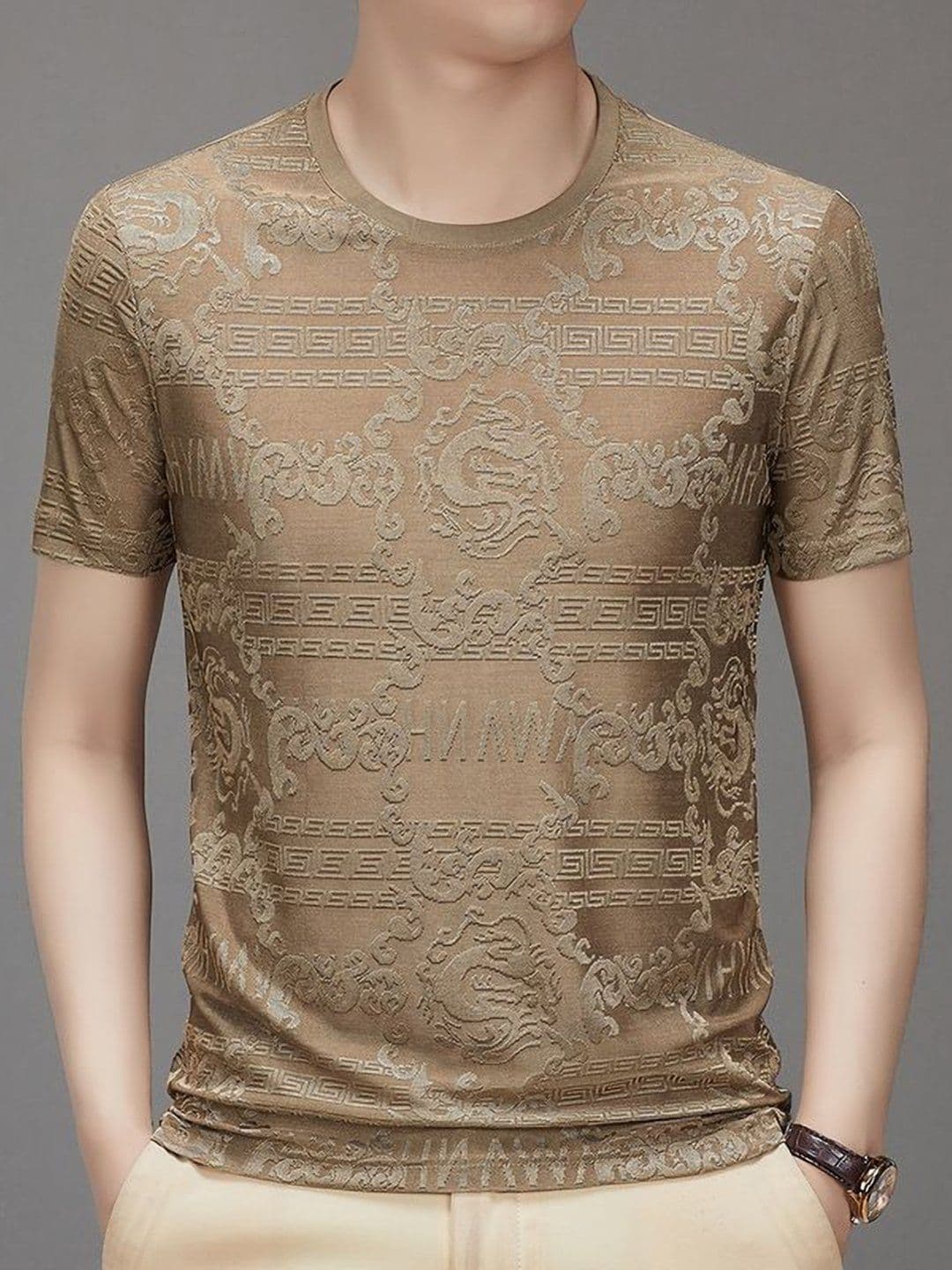 StyleCast x Revolte Graphic Printed Round Neck Regular Fit T-shirt - view 1