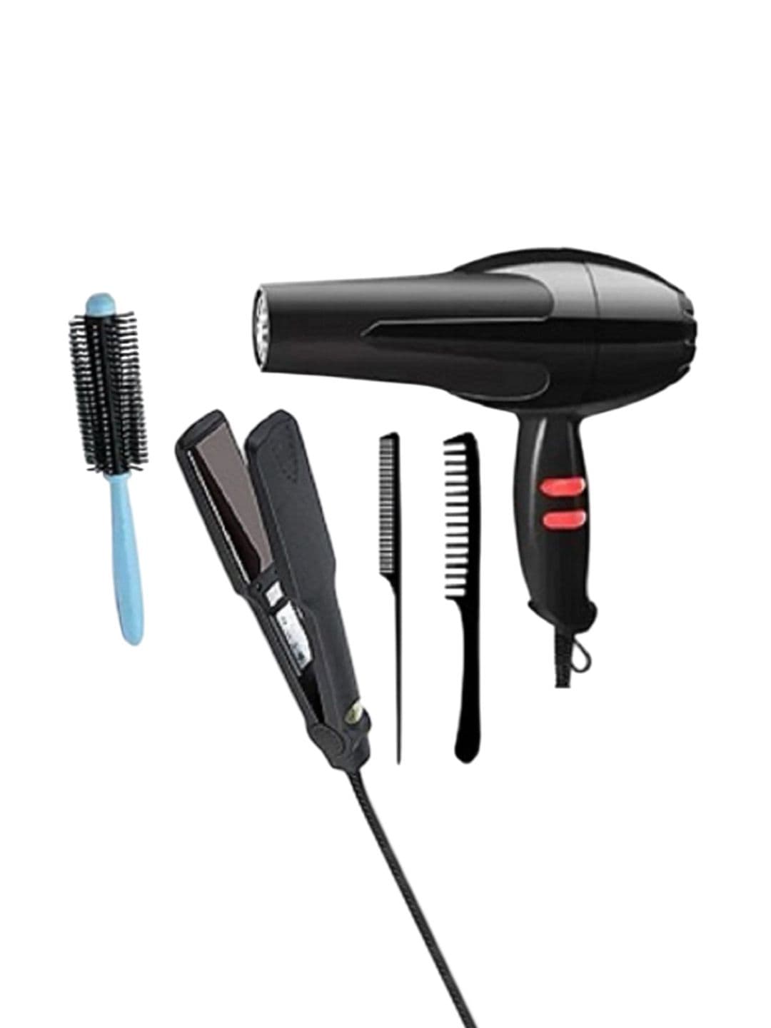 CK INDIA 1500 Watts Dryer With Straightener & Comb- Black - view 1