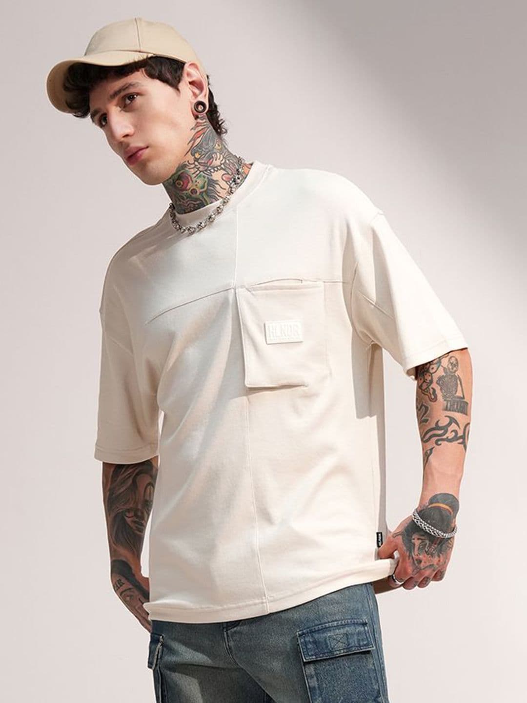 HIGHLANDER Men 1 Solid Regular T-shirt - view 1