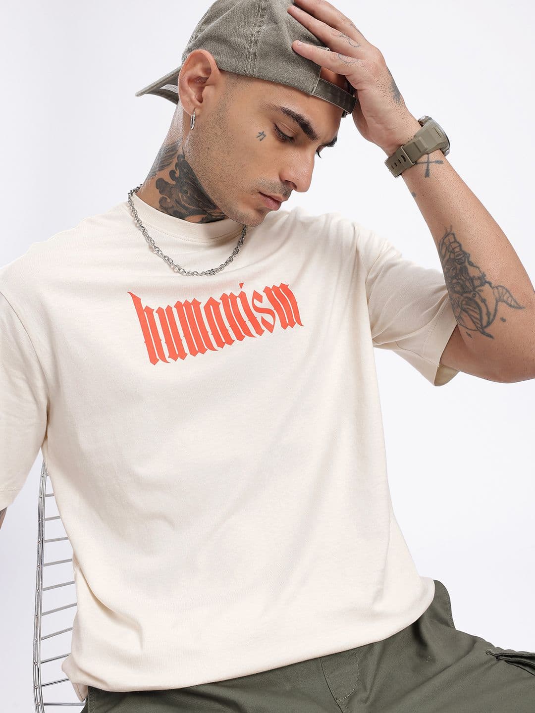 glitchez Printed Oversized T-shirt - view 1