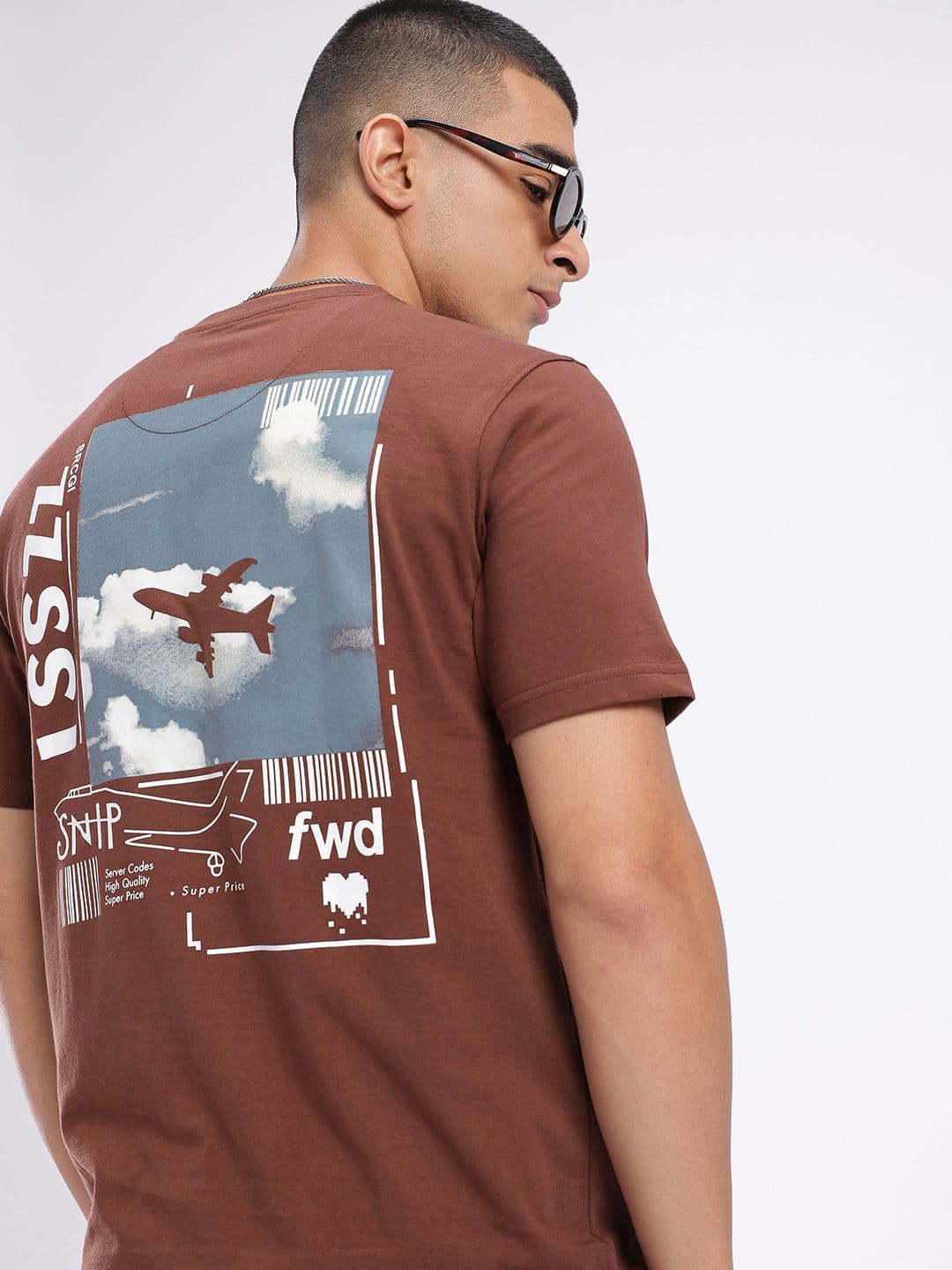 glitchez Graphic Printed T-shirt - view 1