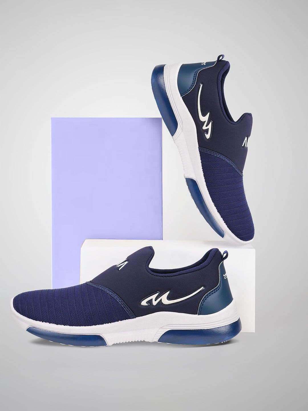 Spotwalk Men Mesh Running Non-Marking Sports Shoes - view 1
