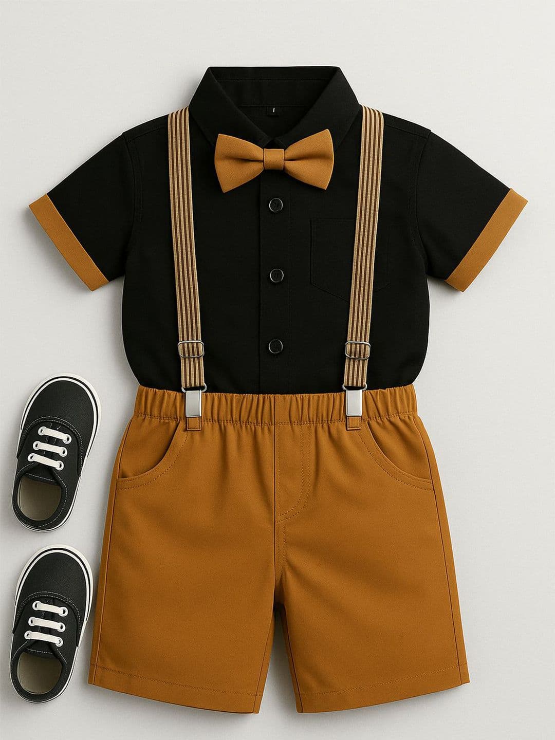 TOGEPI Boys Pure Cotton Shirt with Shorts - view 1