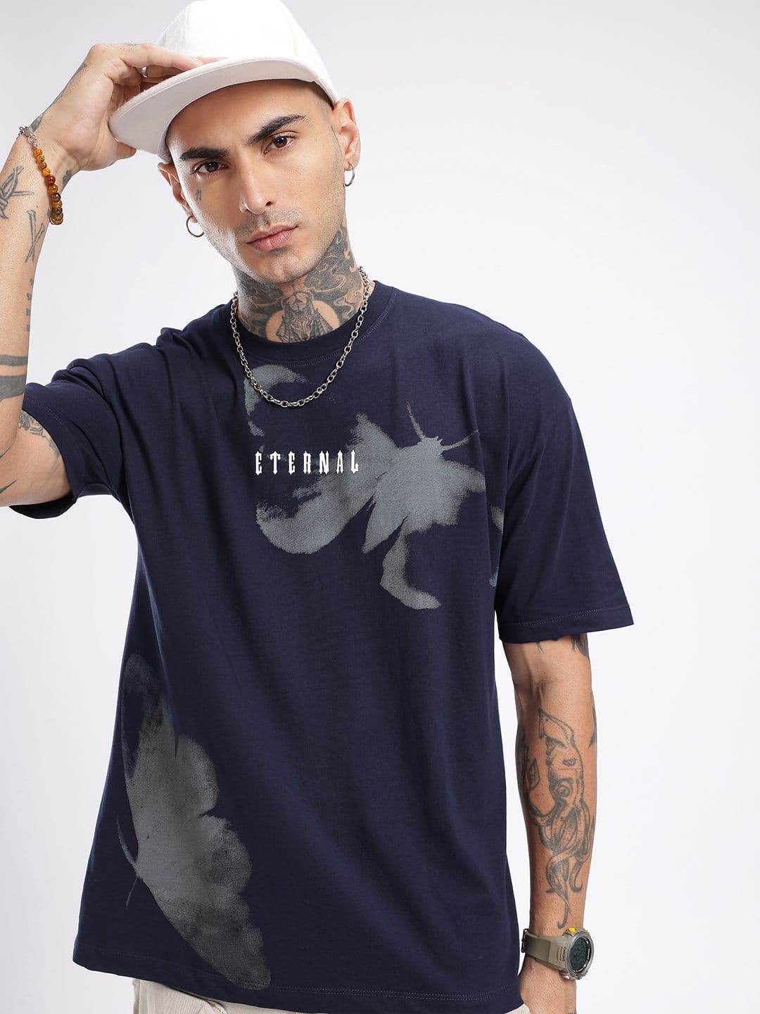 glitchez Printed Oversized T-shirt - view 1