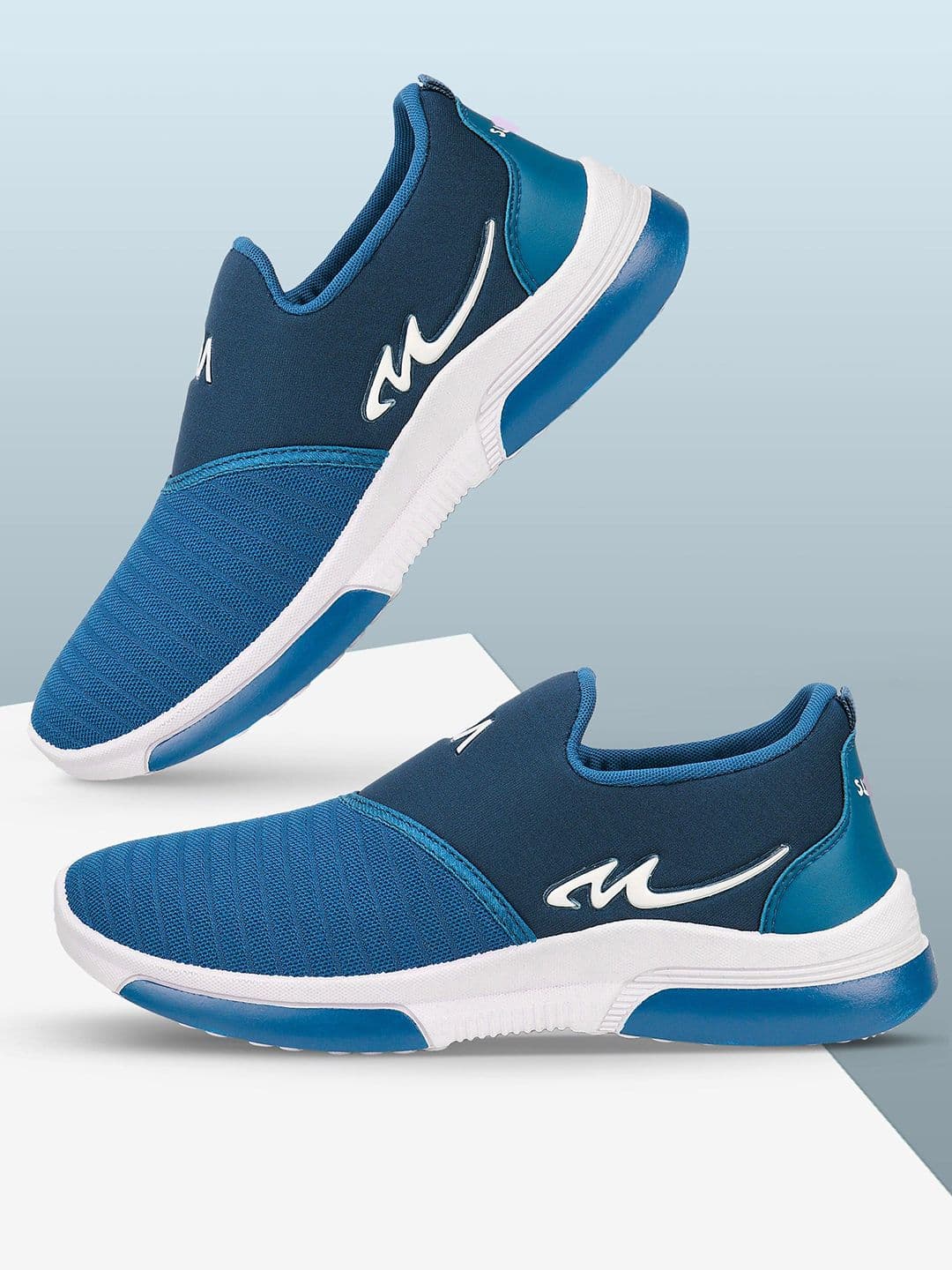 Spotwalk Men Mesh Running Non-Marking Shoes - view 1