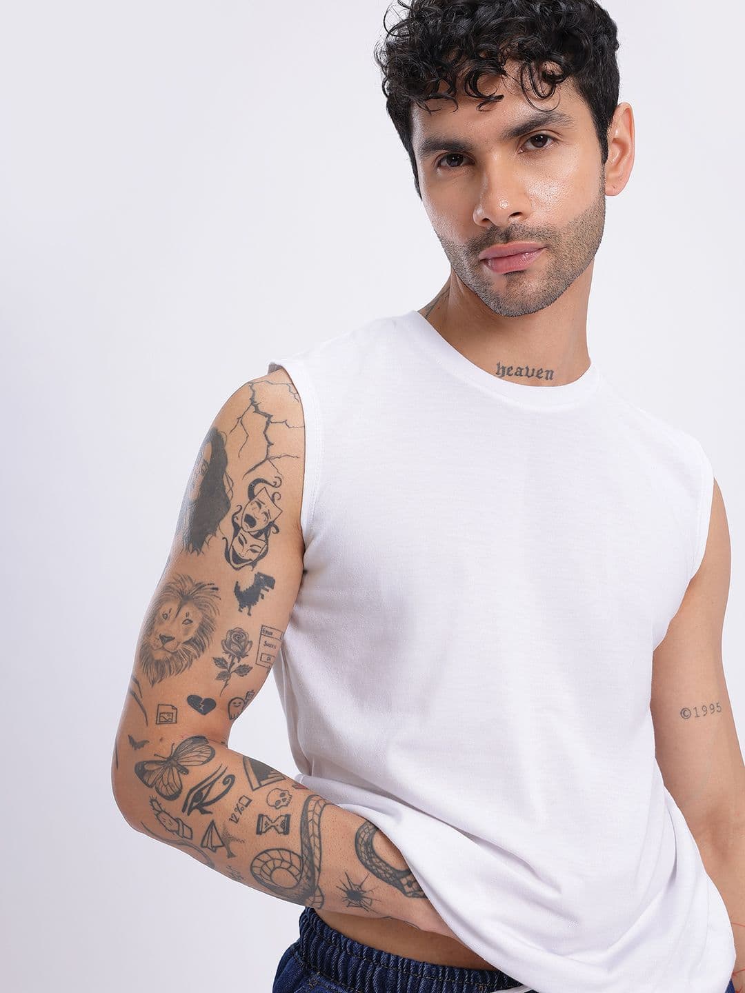 glitchez Regular Fit Vest-Style T-shirt - view 1