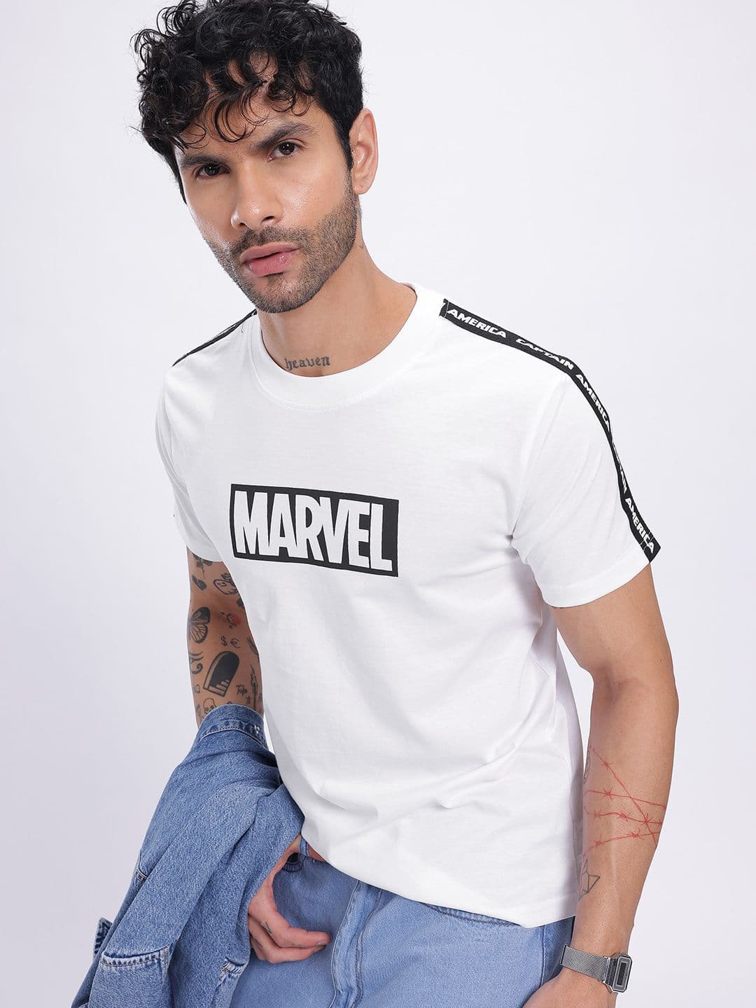 glitchez Infinity Marvel Printed T-shirt - view 1