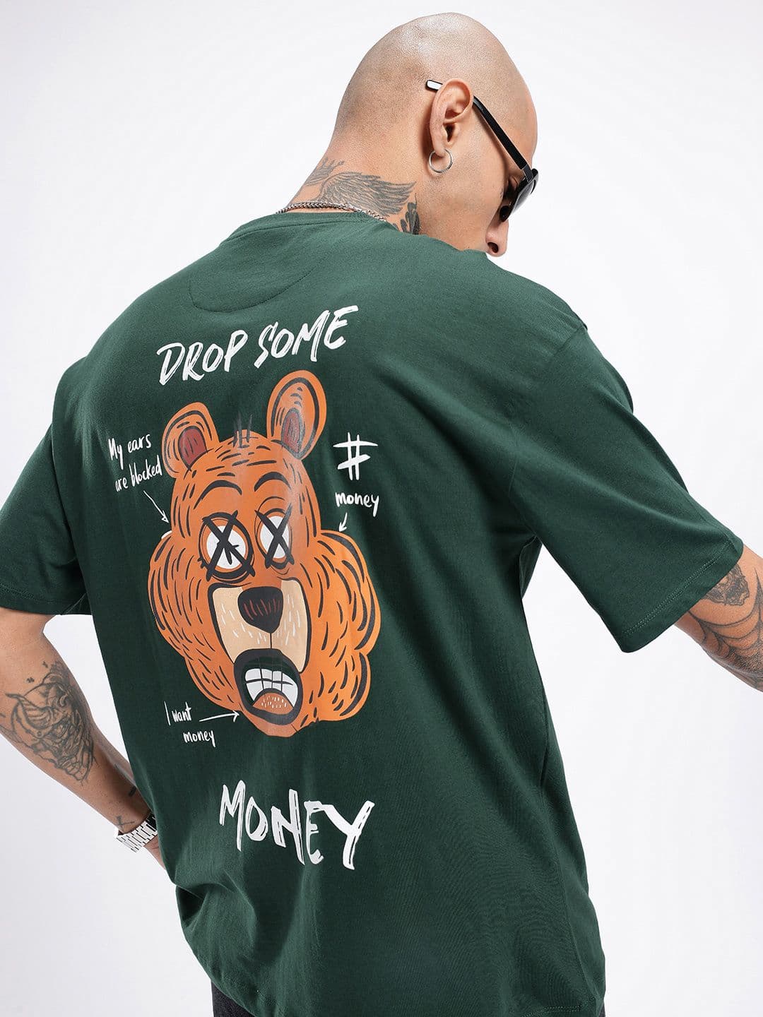 glitchez Printed Oversized T-shirt - view 1