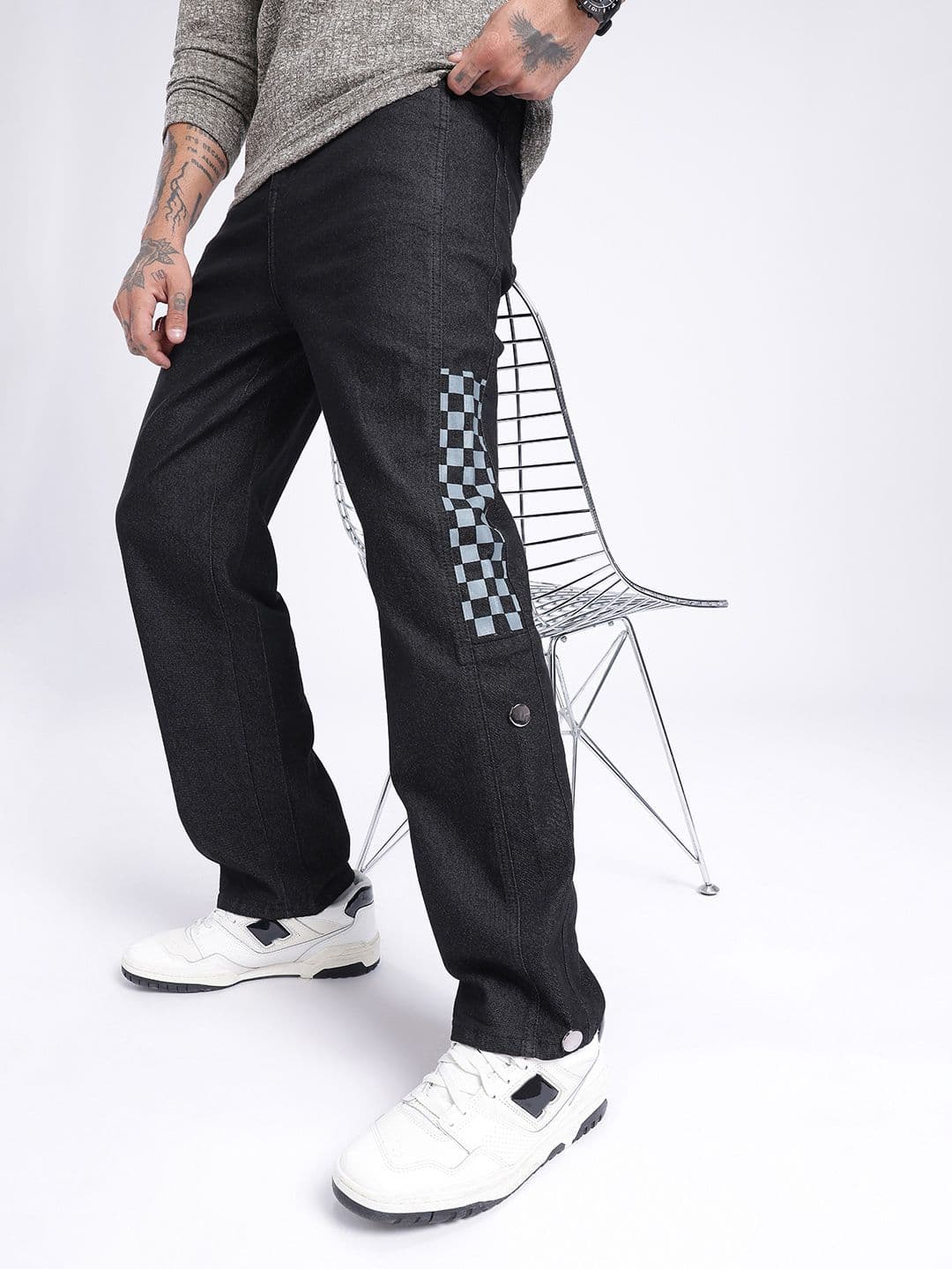 glitchez Men Relaxed Printed Jeans - view 1