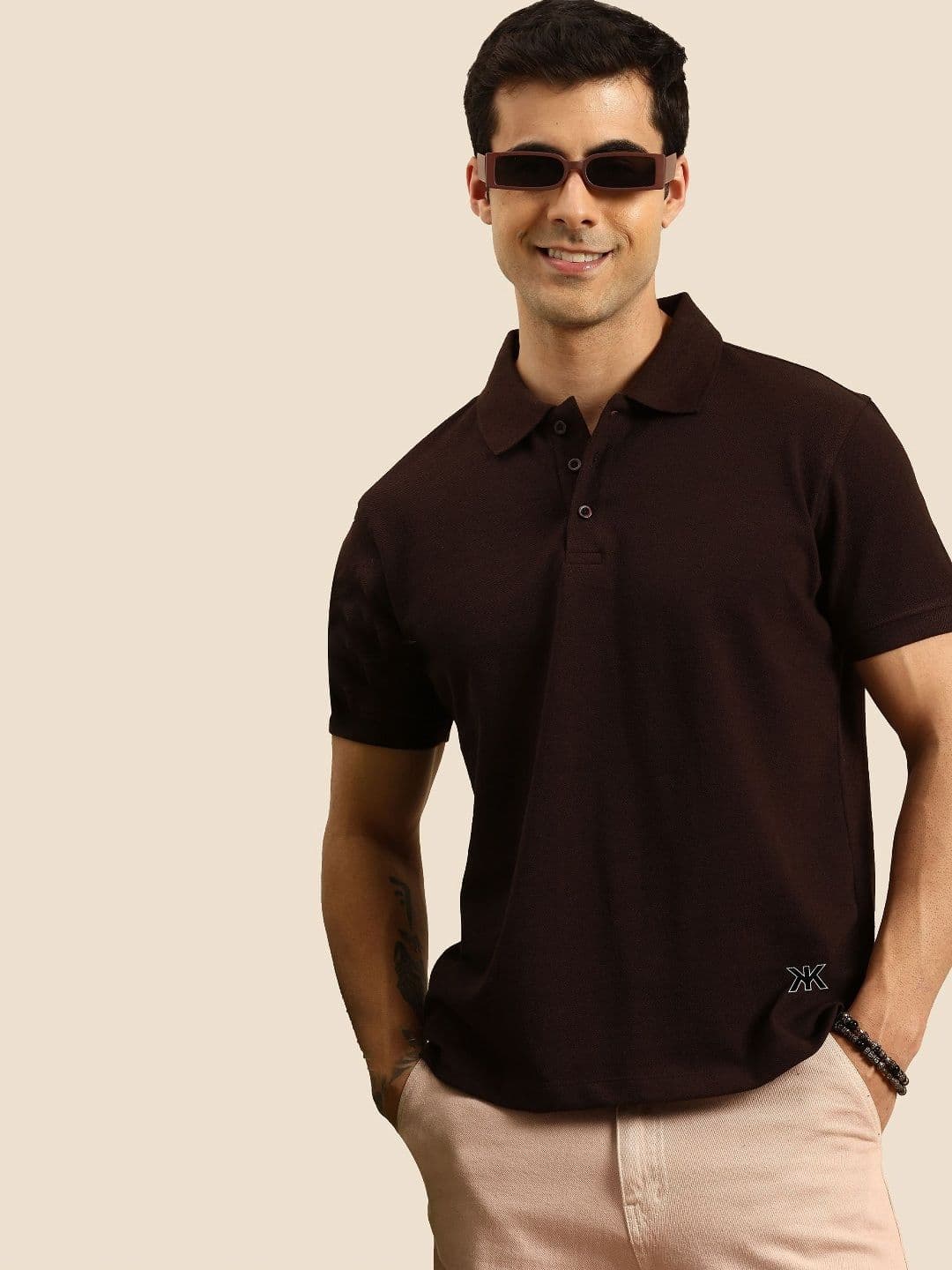 Kook N Keech Polo Collar Cotton T-shirt - view 1