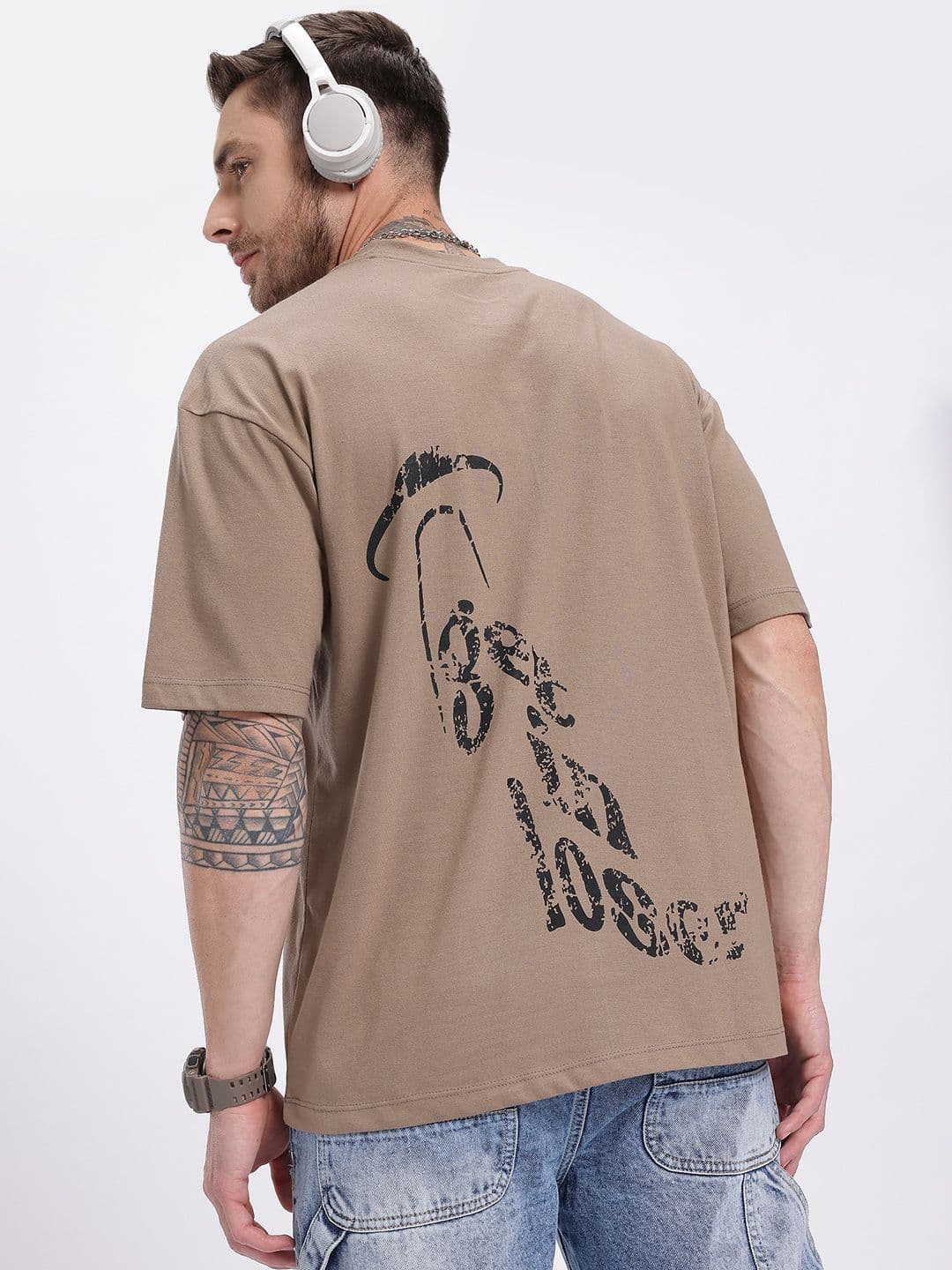 glitchez Printed Oversized T-shirt - view 1