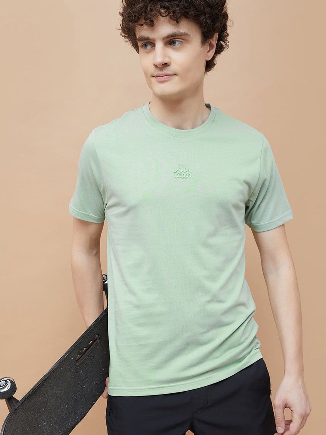 Kappa Solid Round Neck Regular Fit CottonT-shirt - view 1