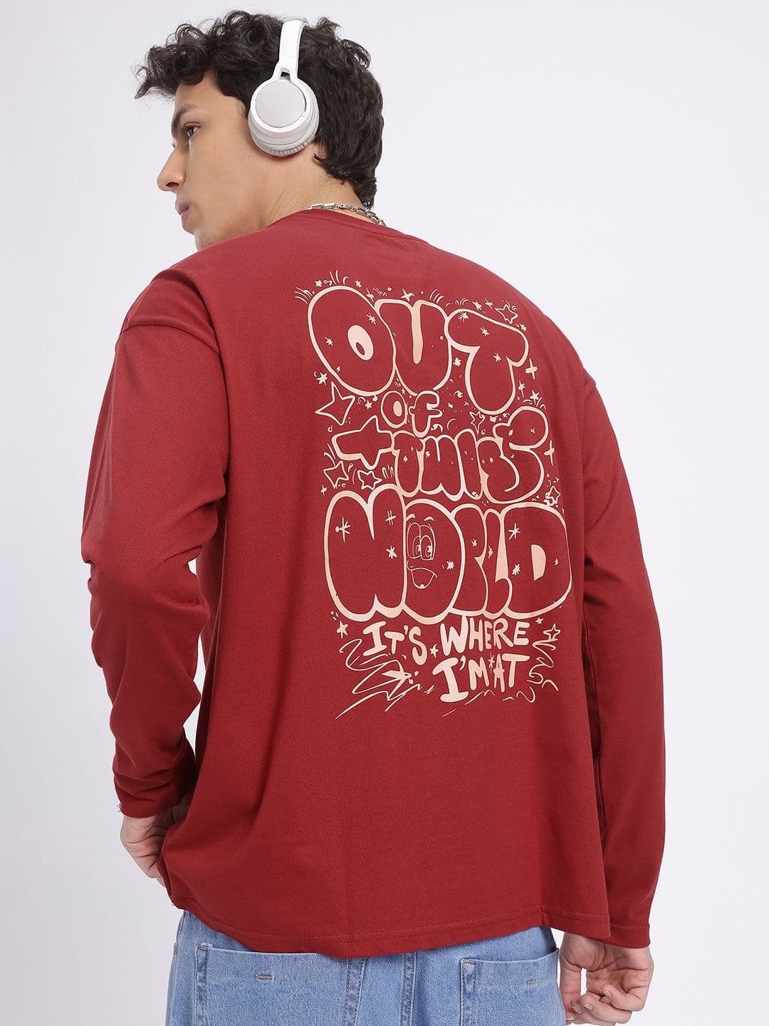 glitchez Oversized Bubble Typography Snazz T-Shirt - view 1