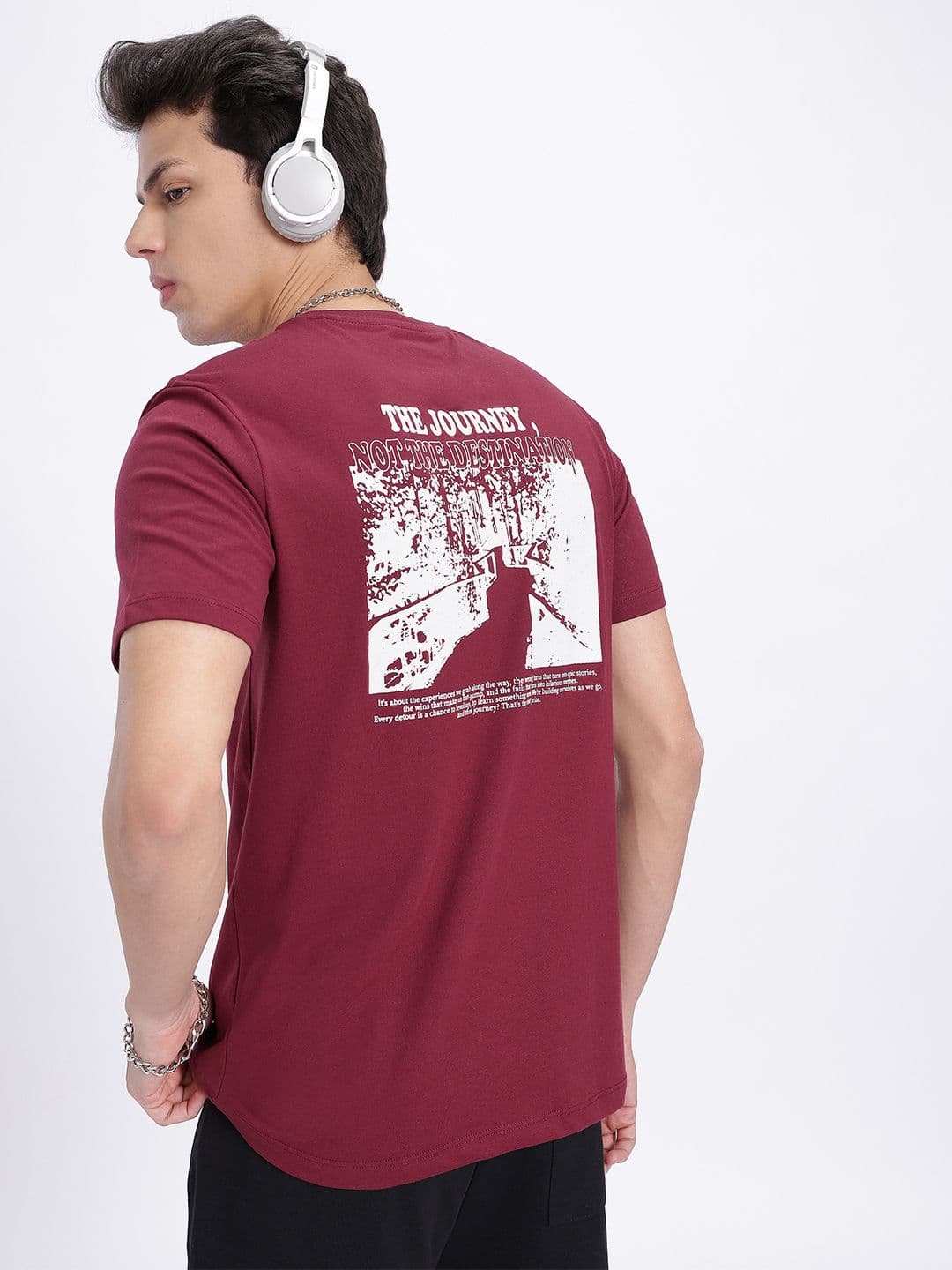 glitchez Graphic Grunge Regular Fit Tee - view 1