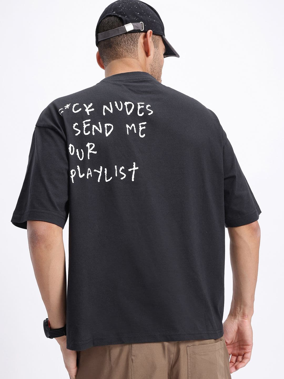glitchez Printed Oversized T-shirt - view 1