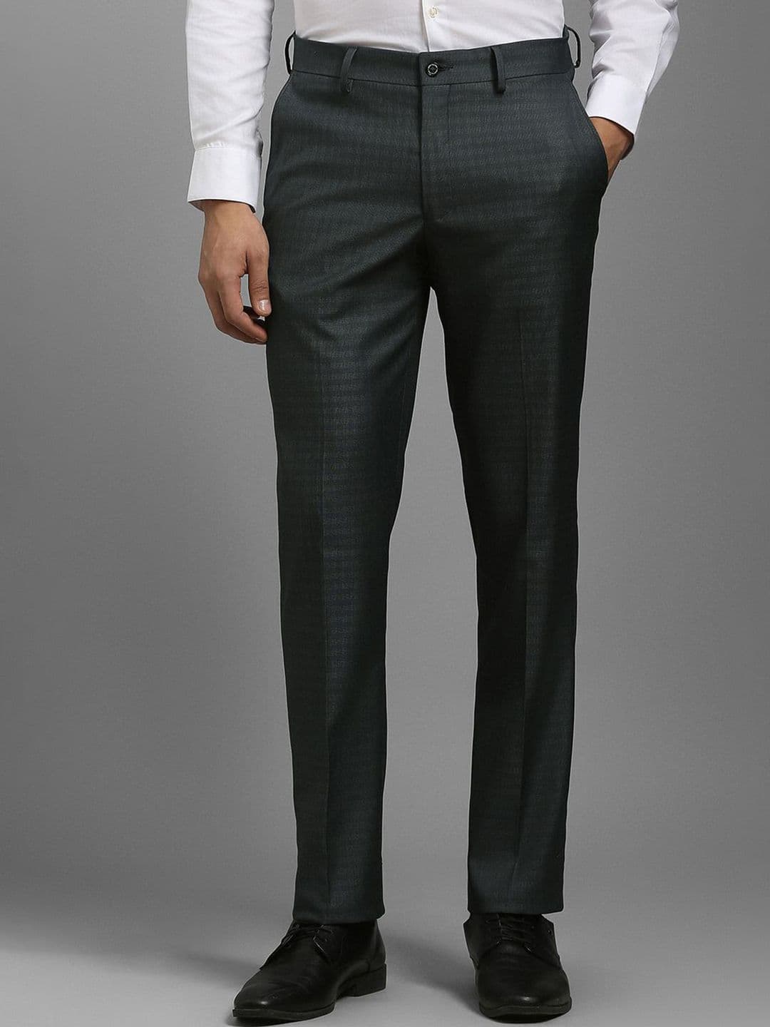 Louis Philippe Men Mid Rise Slim Fit Formal Trousers - view 1