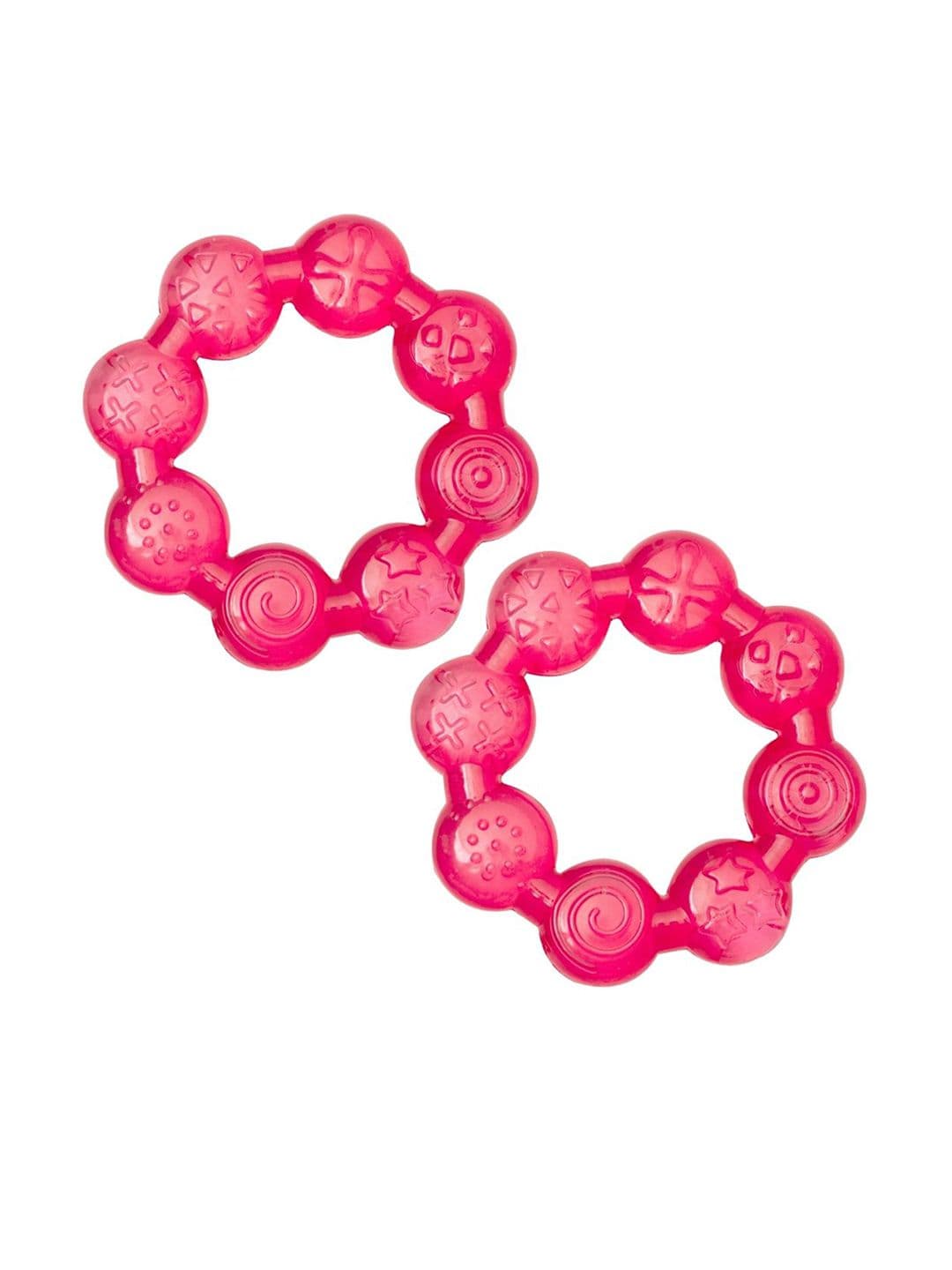 Adore Set Of 2 Luscious Water Filled Eva Teether Beads- Red - view 1