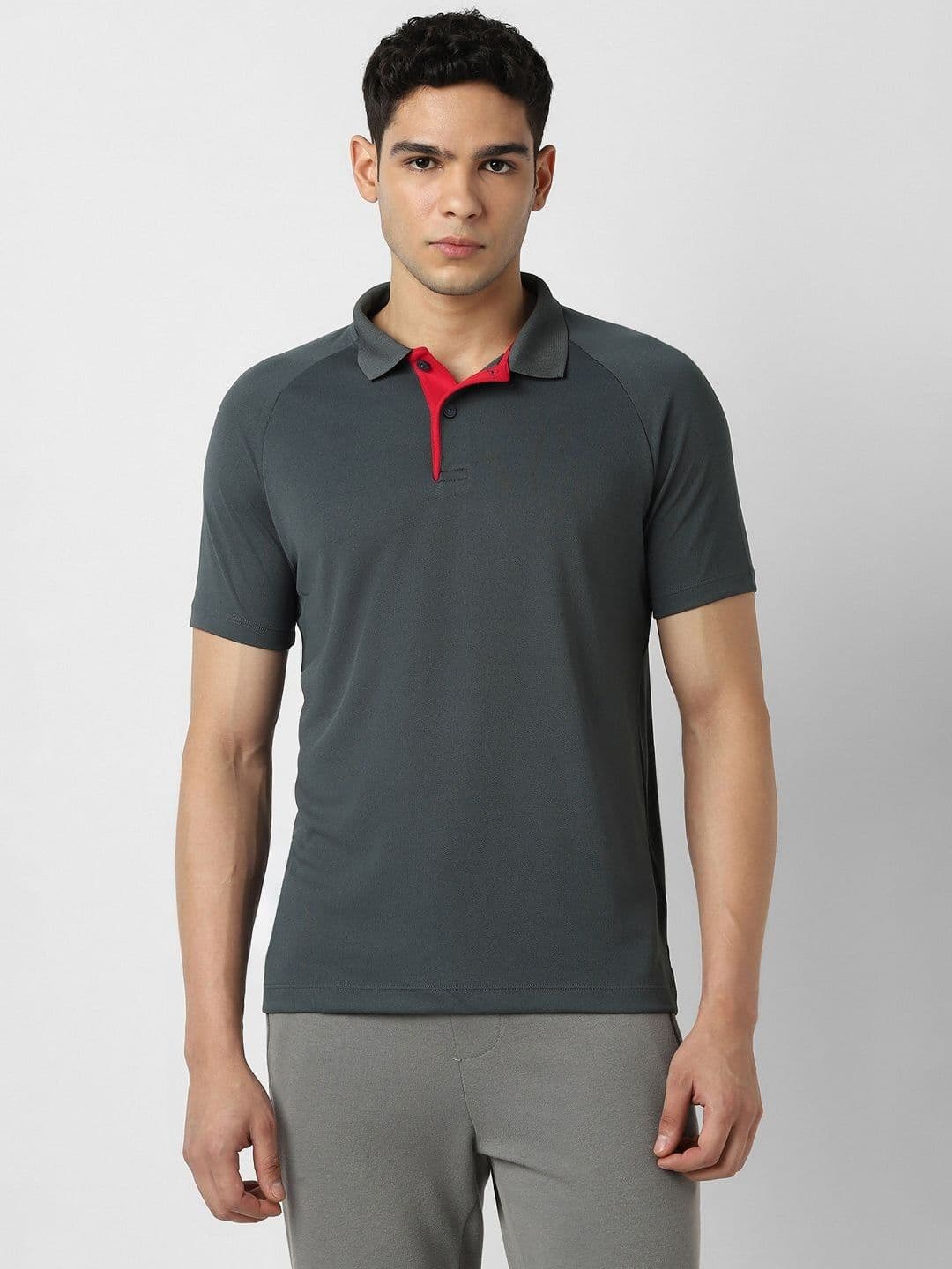 Van Heusen Sport Textured Polo Collar Short Sleeves T-shirt - view 1
