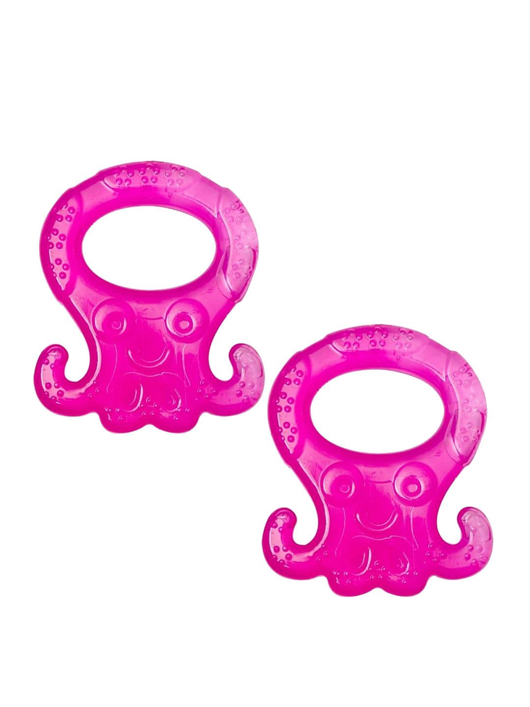 Adore Set Of 2 Luscious Water Filled Eva Teether- Pink - view 1