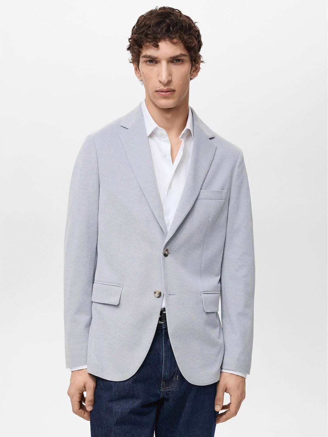 MANGO MAN Slim Fit Single-Breasted Blazer - view 1