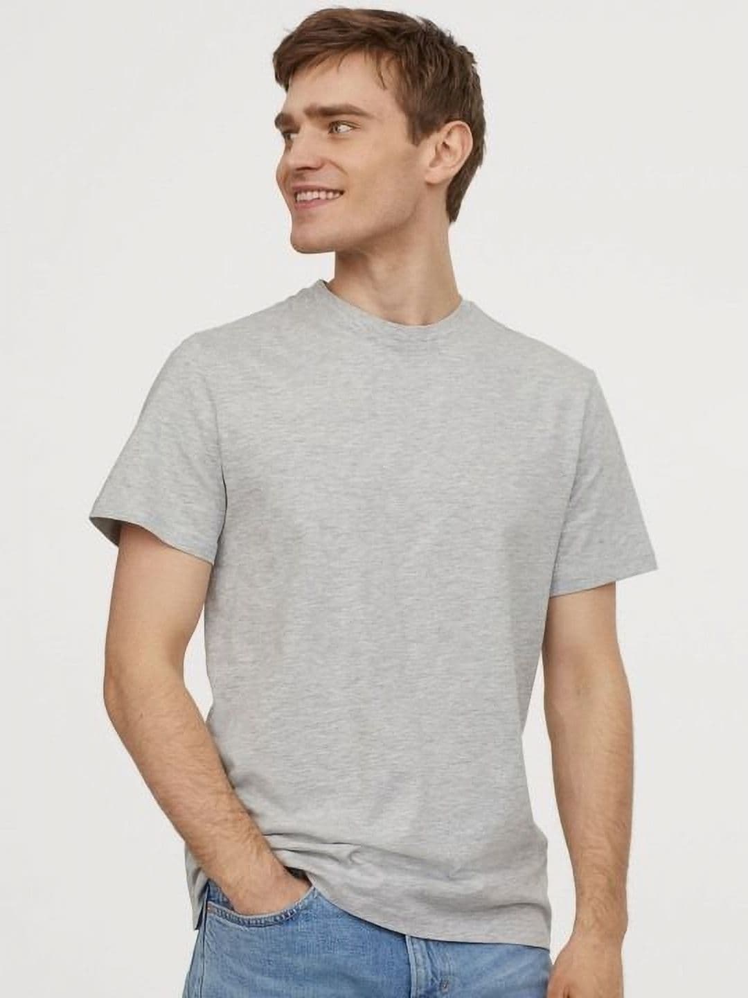 MOUNTAIN COLOURS Men Solid Round Neck Raw Edge T-shirt - view 1