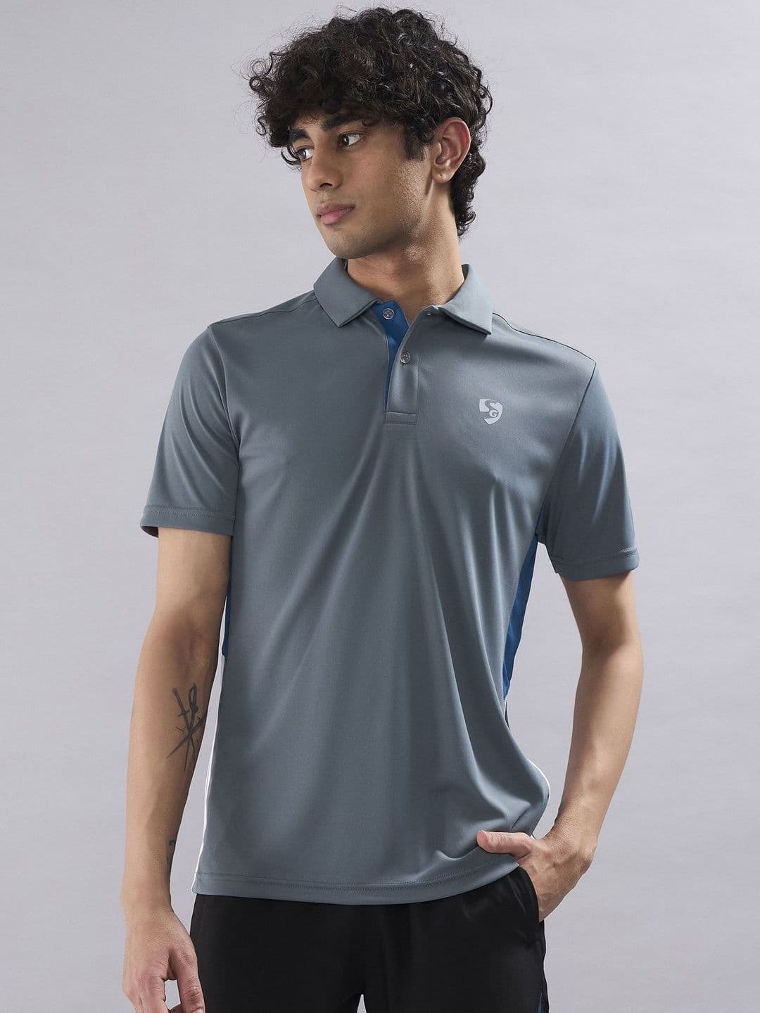 SG Men Polo Collar Regular Fit T-shirt - view 1